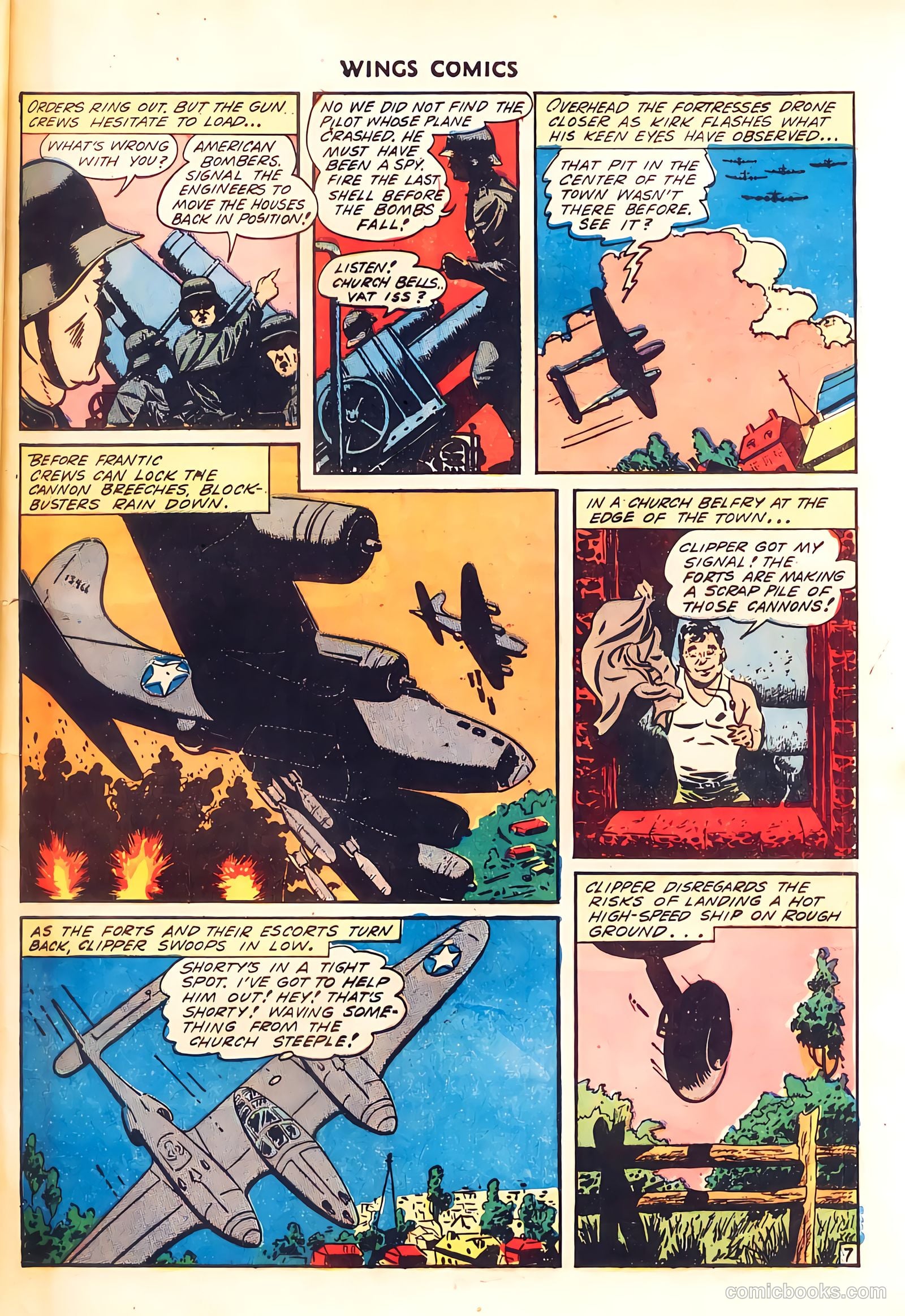 Wings Comics #37 (1943) — page 57 of 60