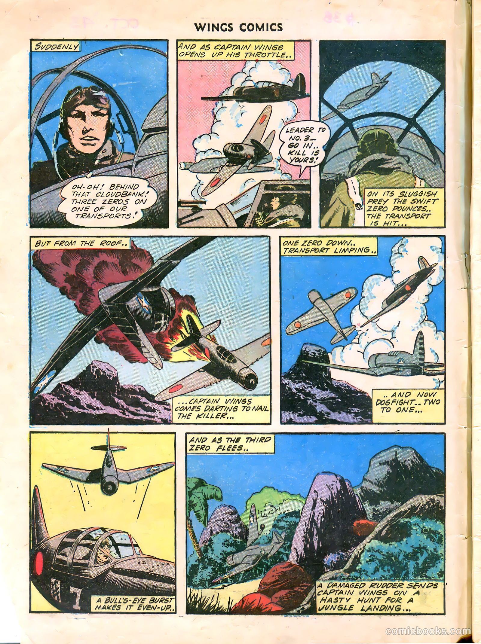 Wings Comics #38 (1943) — page 4 of 60