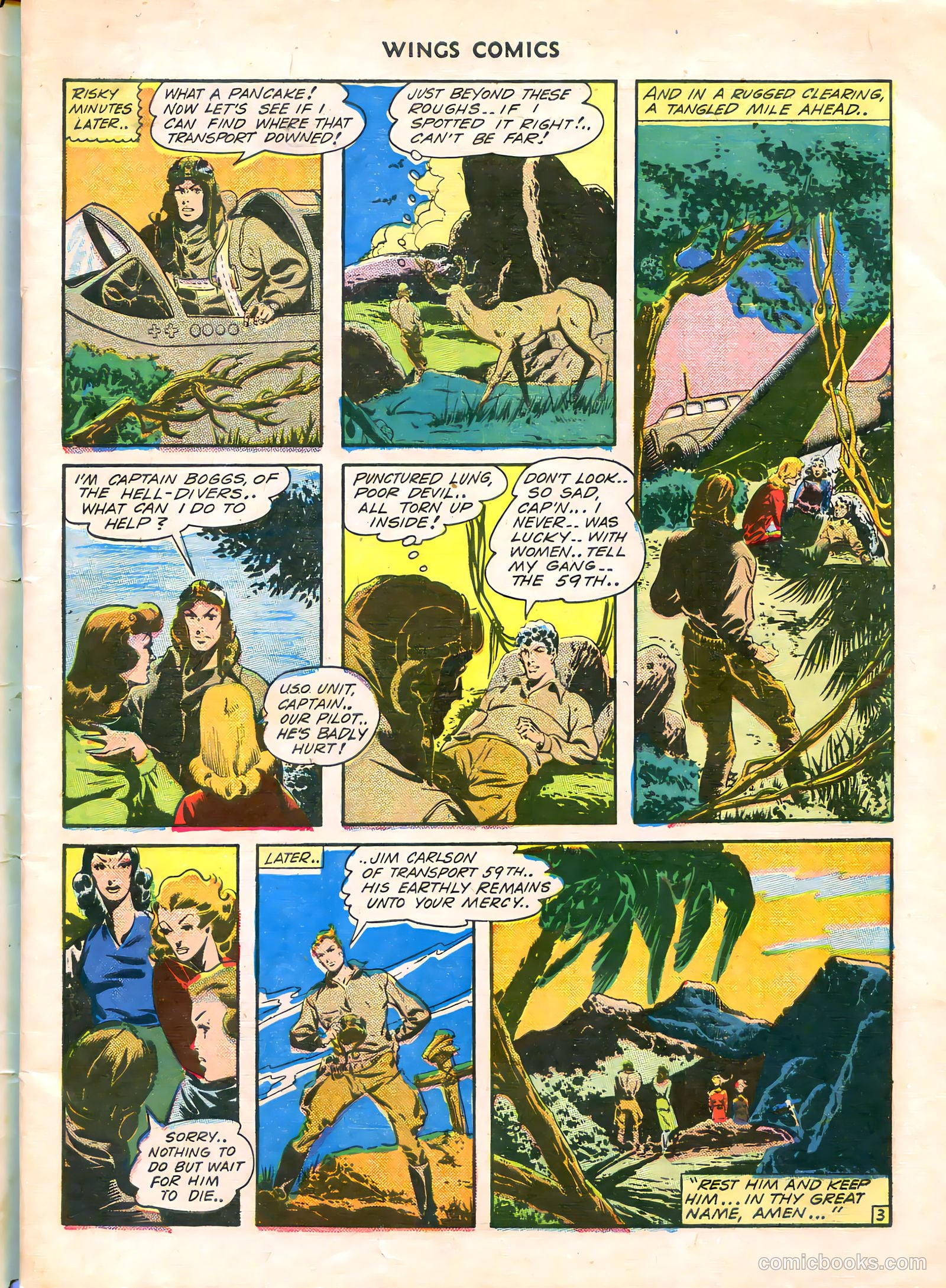 Wings Comics #38 (1943) — page 5 of 60