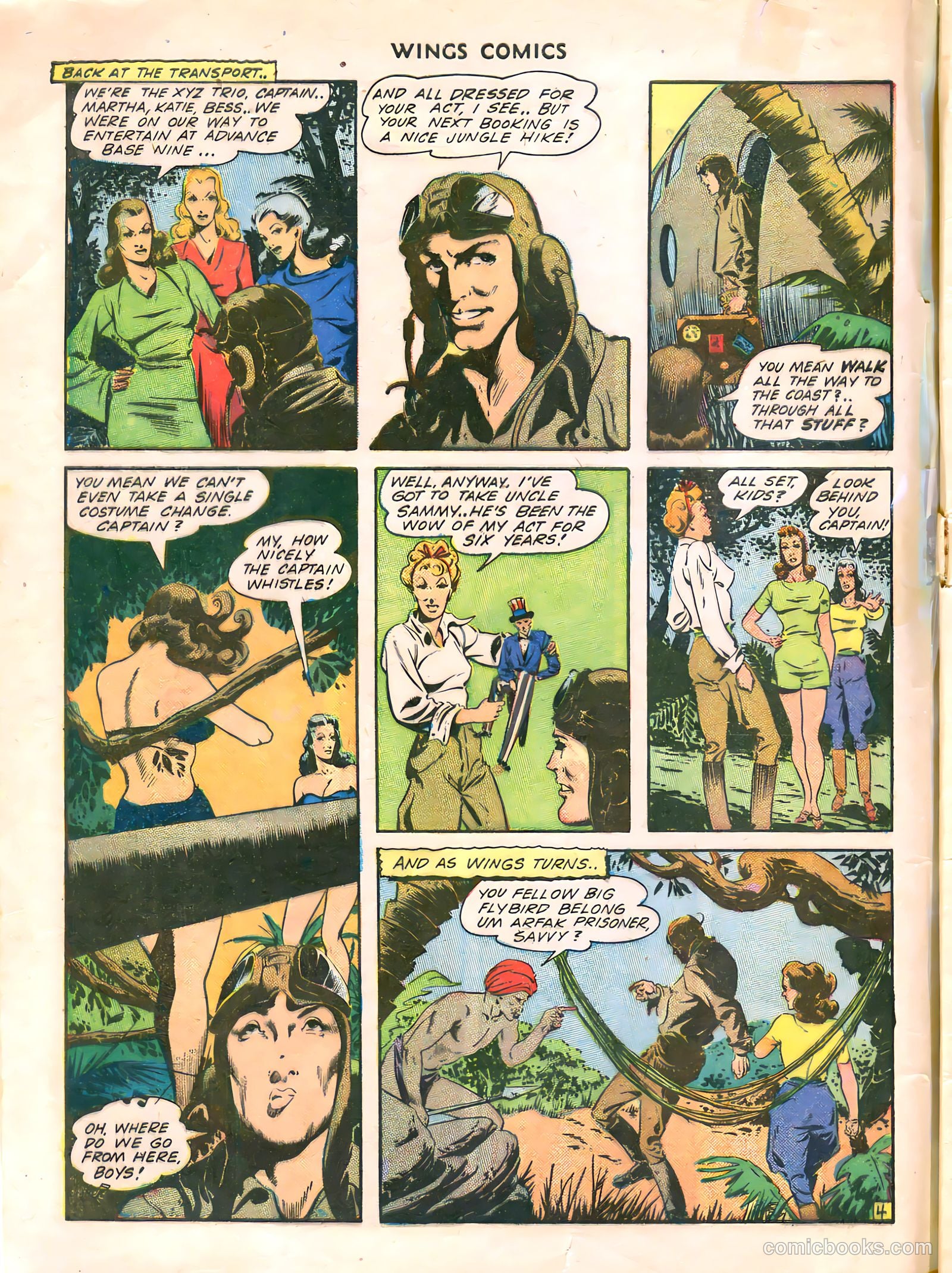 Wings Comics #38 (1943) — page 6 of 60