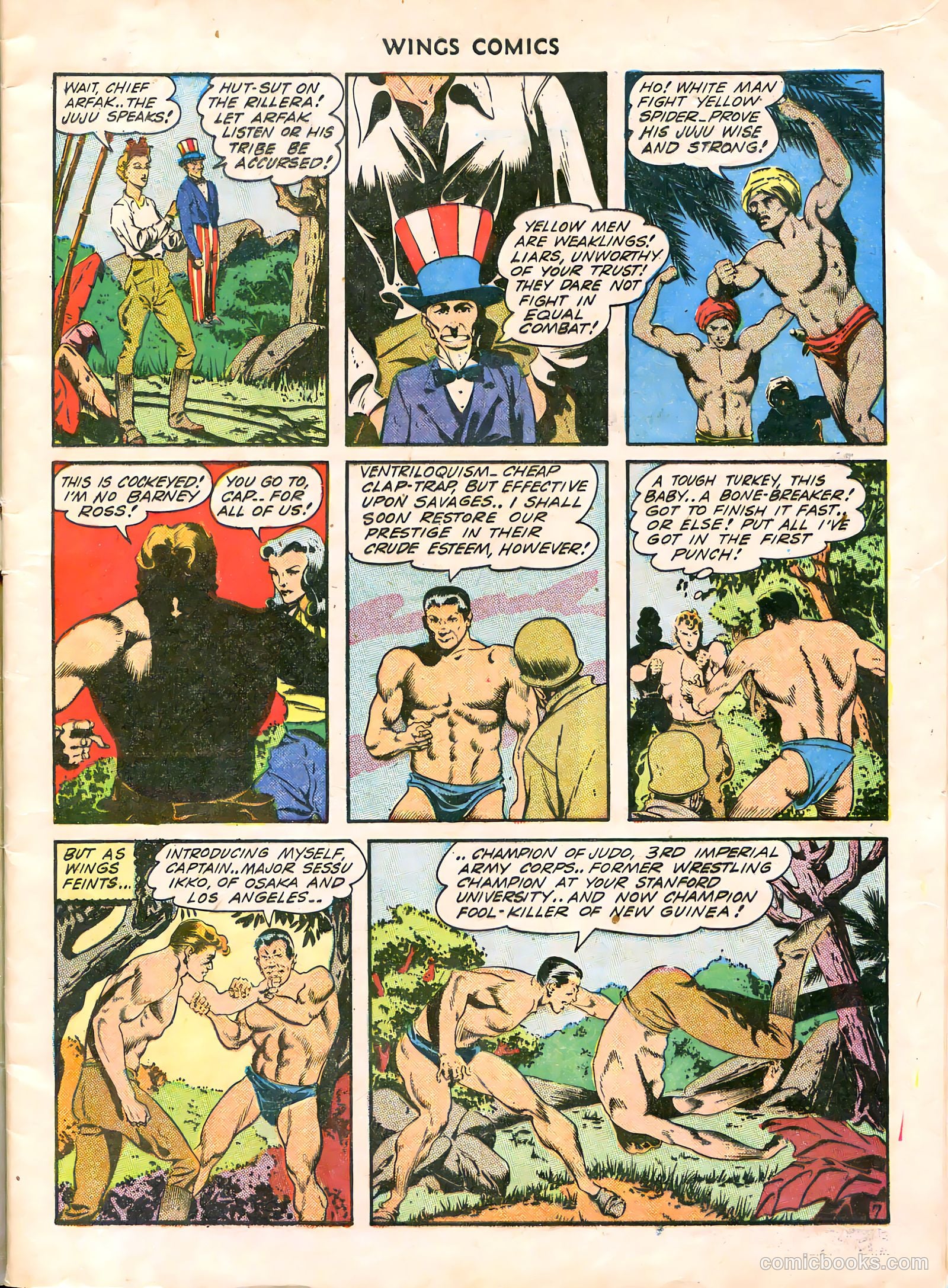 Wings Comics #38 (1943) — page 9 of 60