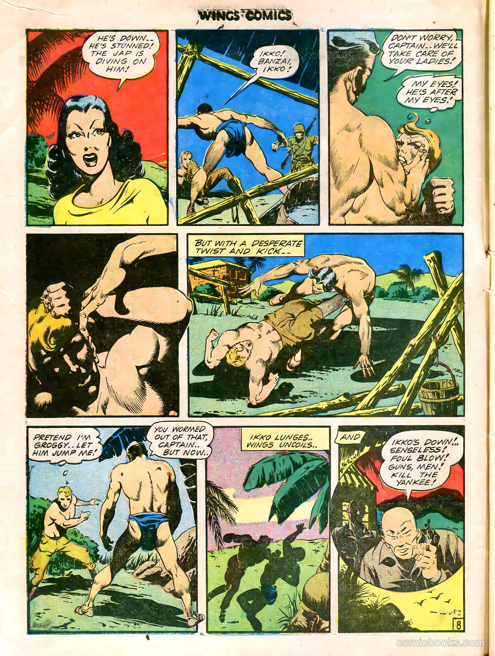 Wings Comics #38 (1943) — page 10 of 60