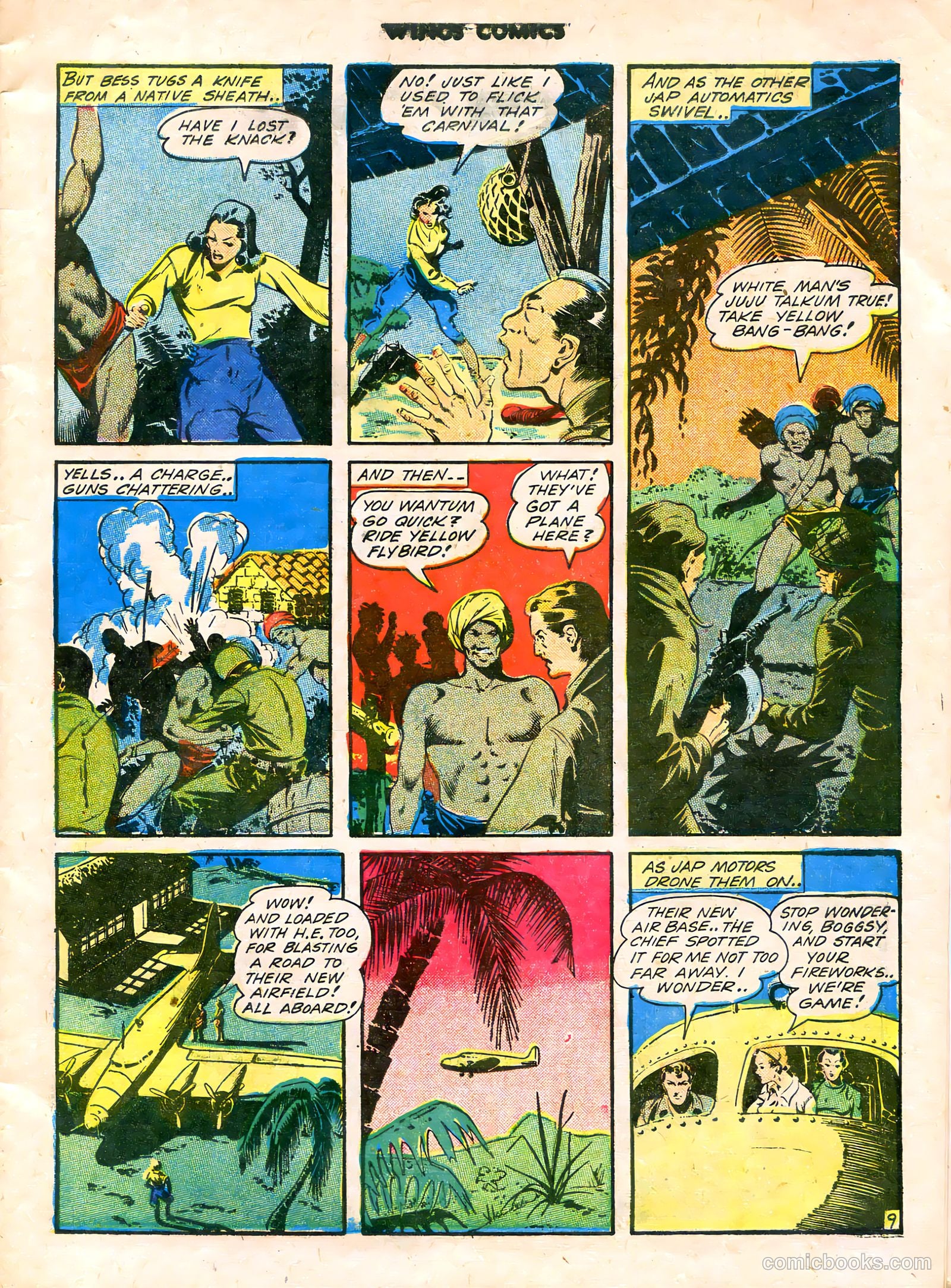 Wings Comics #38 (1943) — page 11 of 60