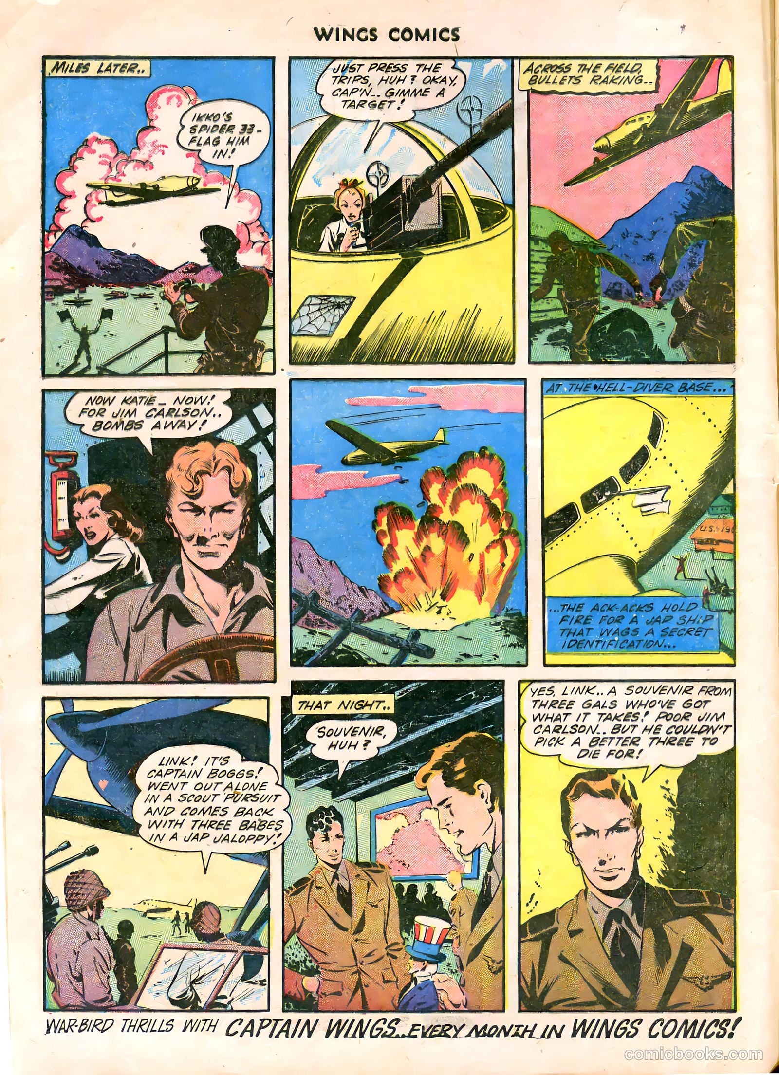 Wings Comics #38 (1943) — page 12 of 60
