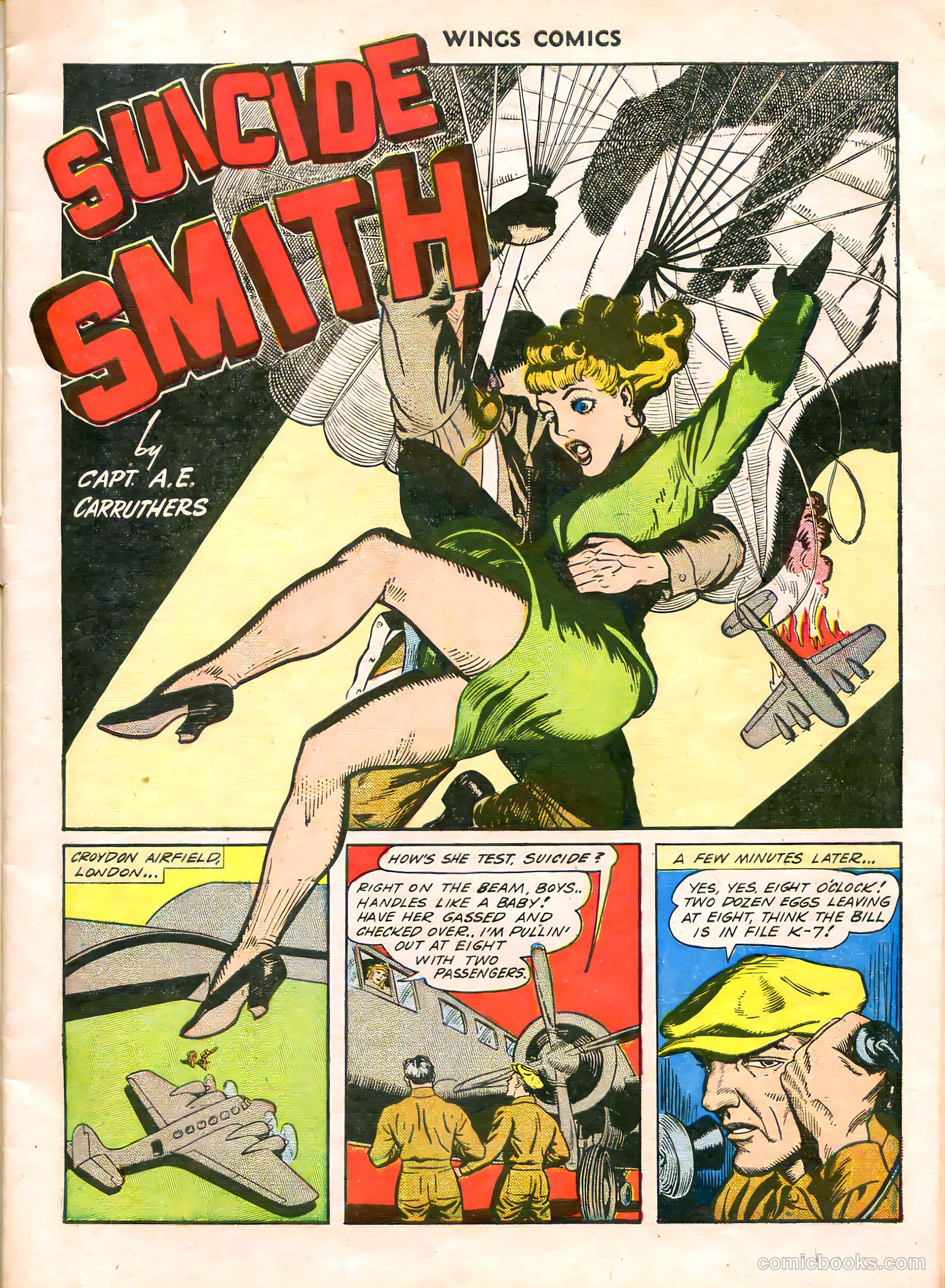 Wings Comics #38 (1943) — page 13 of 60