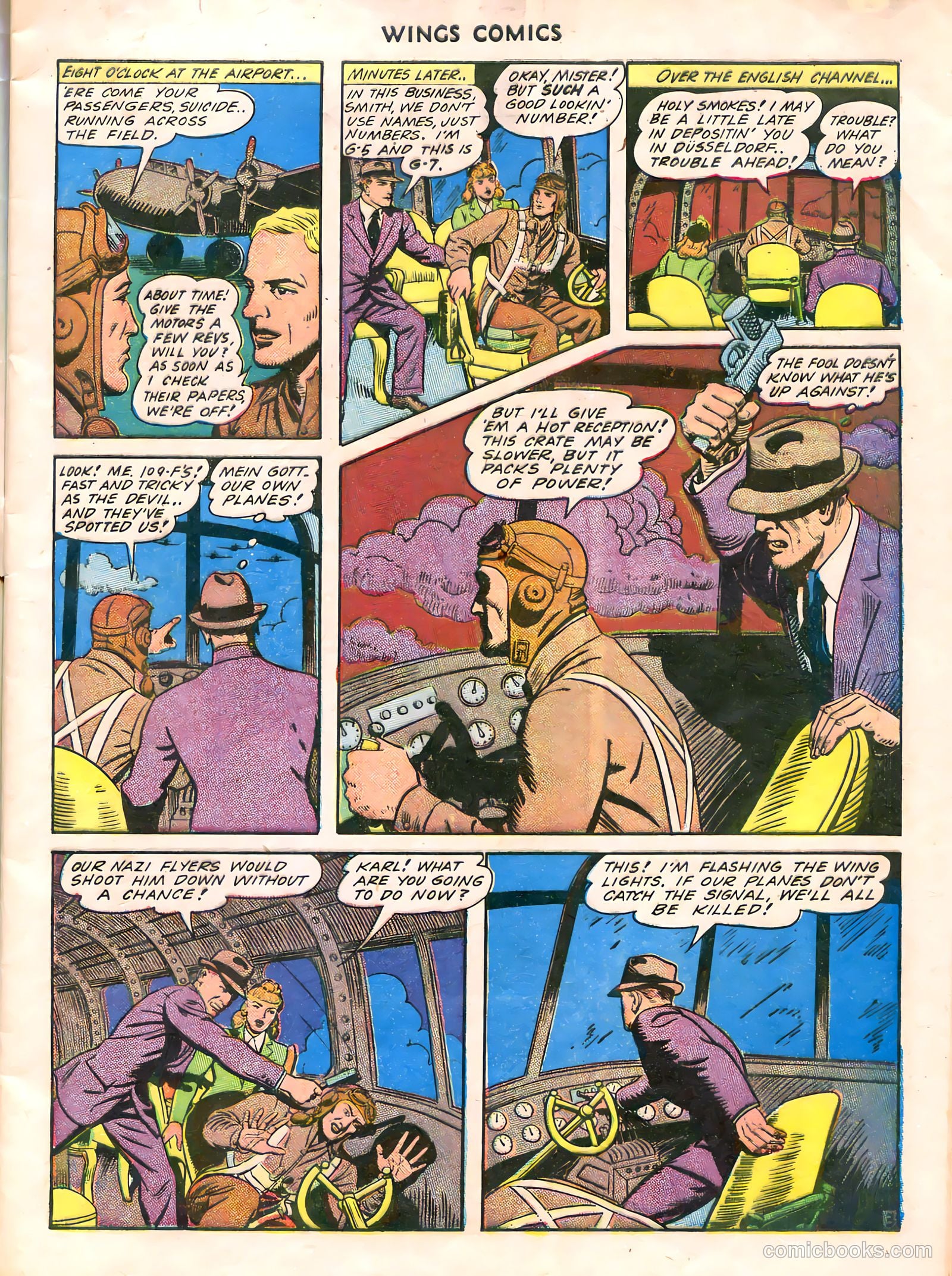 Wings Comics #38 (1943) — page 15 of 60