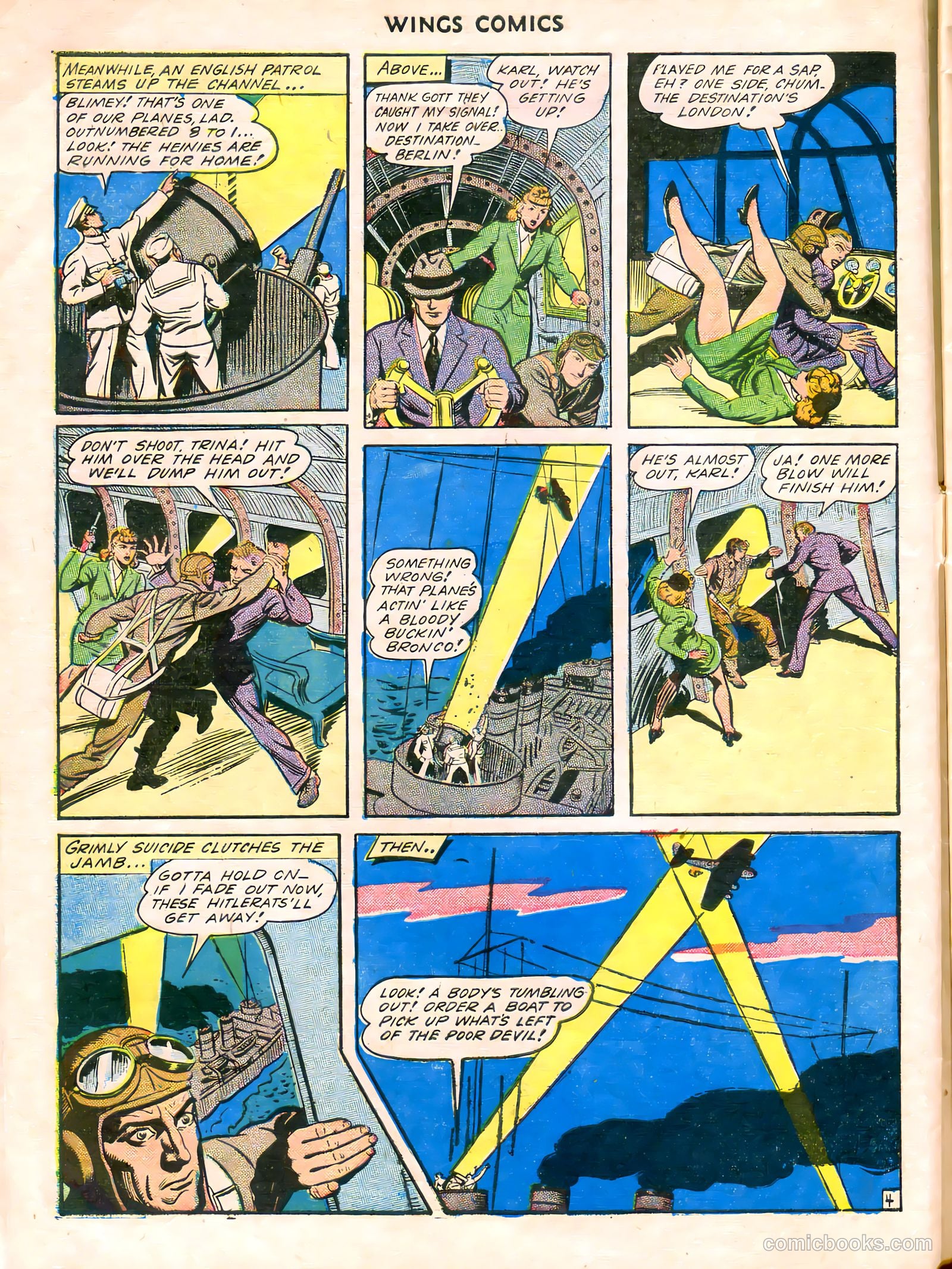 Wings Comics #38 (1943) — page 16 of 60