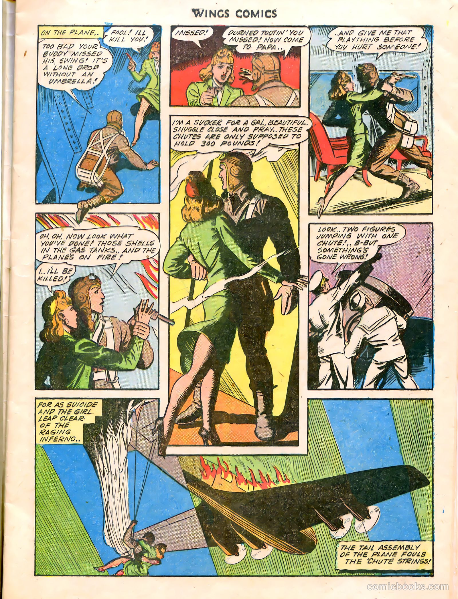 Wings Comics #38 (1943) — page 17 of 60