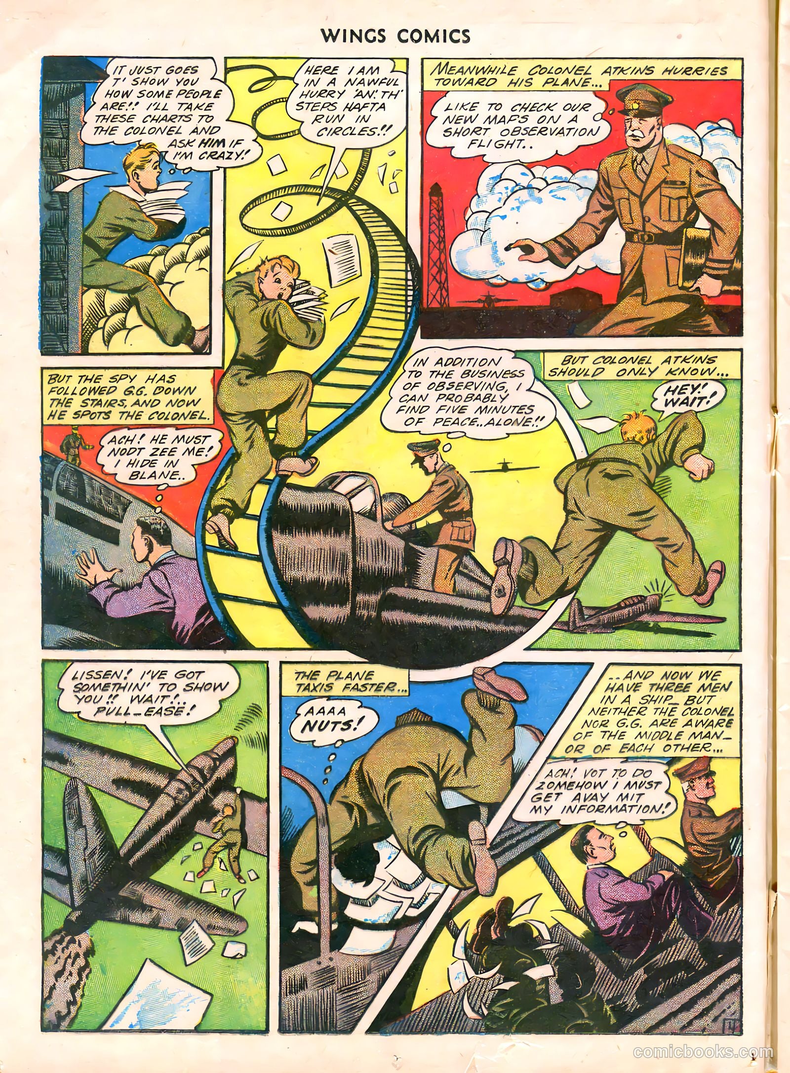 Wings Comics #38 (1943) — page 22 of 60