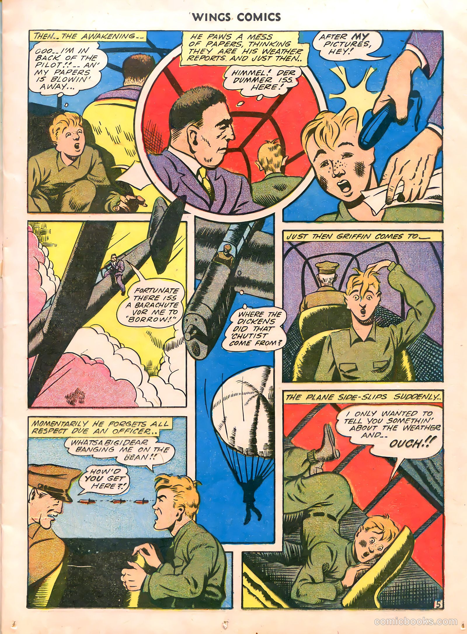 Wings Comics #38 (1943) — page 23 of 60