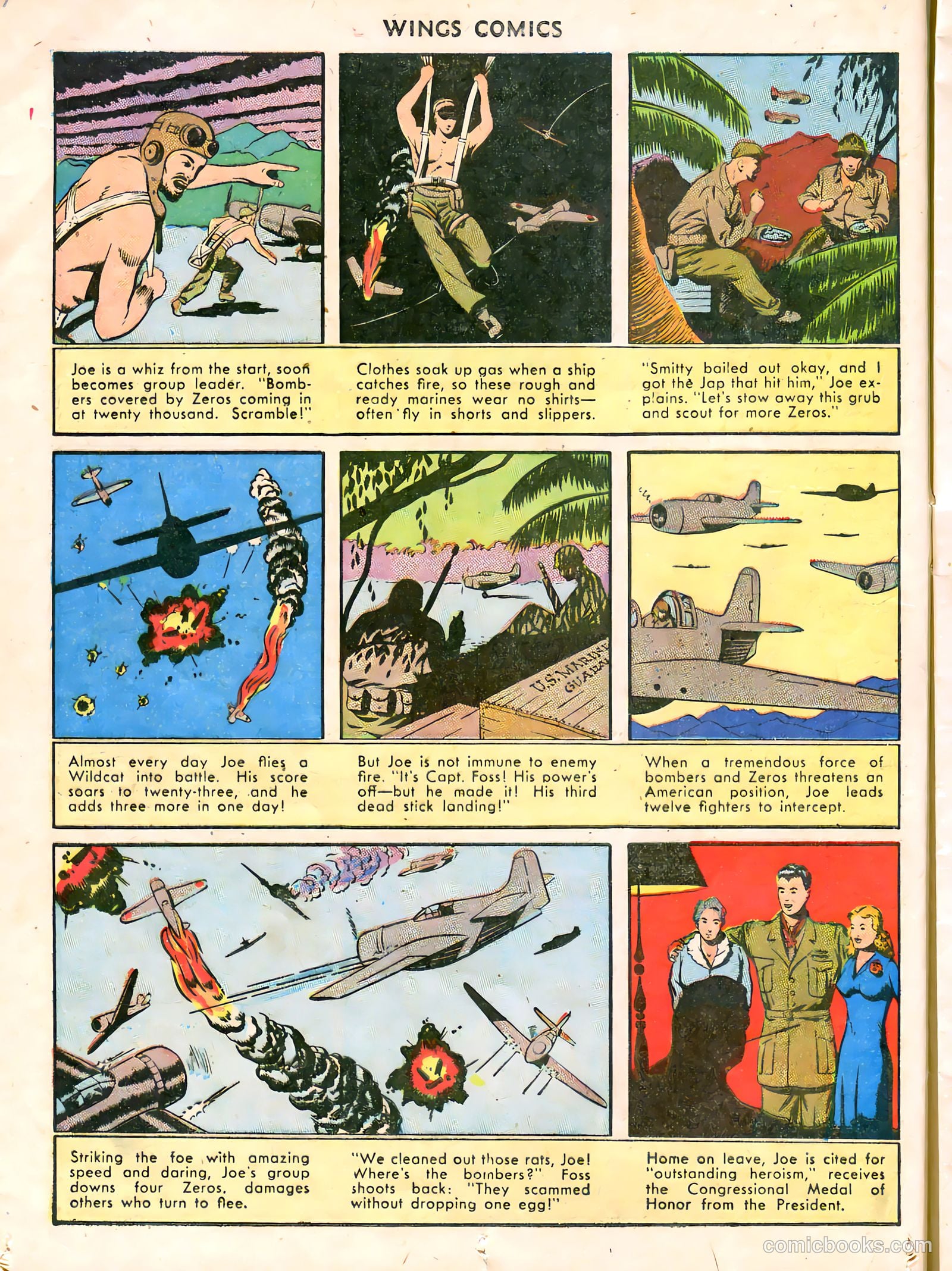 Wings Comics #38 (1943) — page 28 of 60