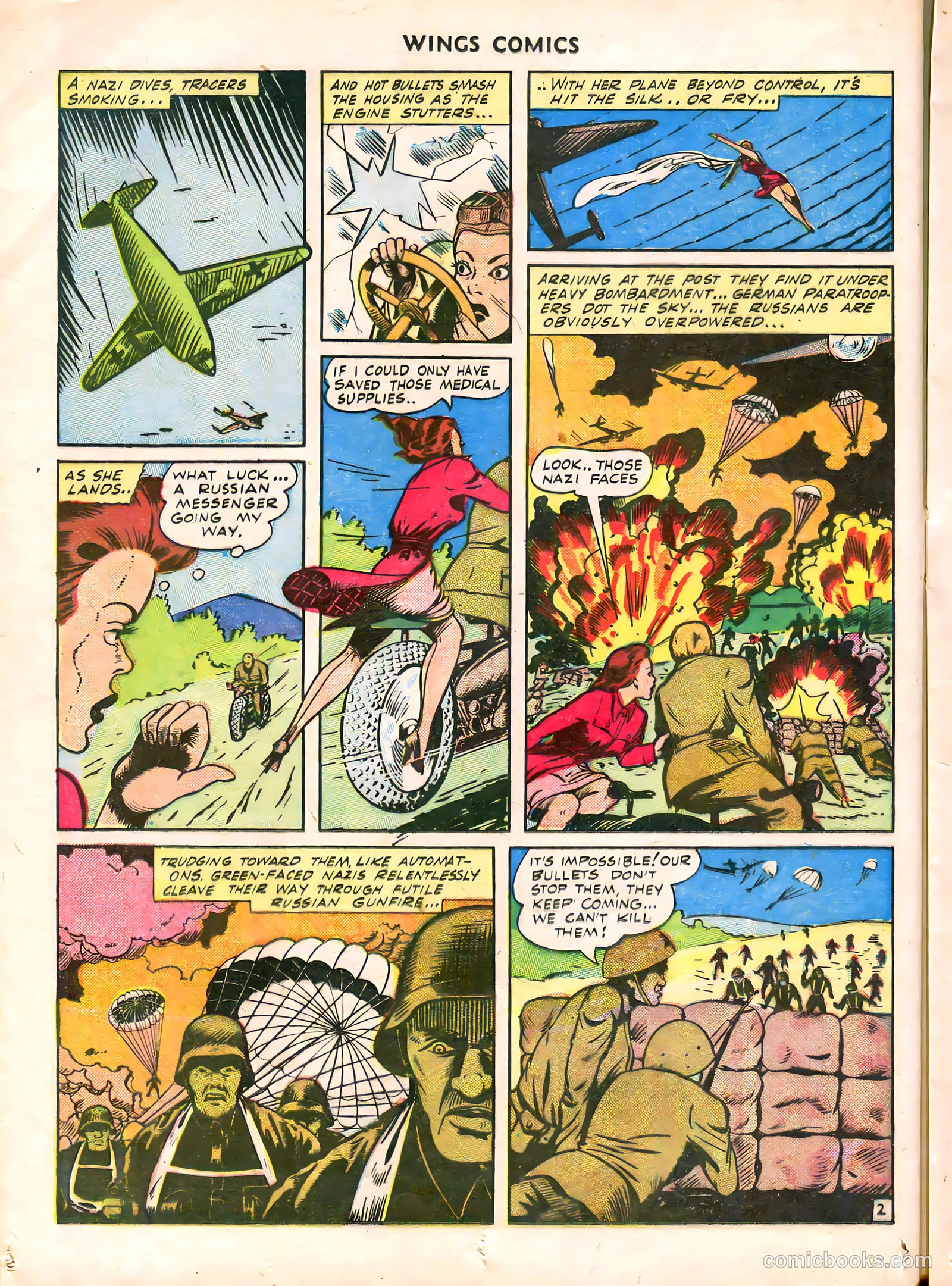 Wings Comics #38 (1943) — page 30 of 60
