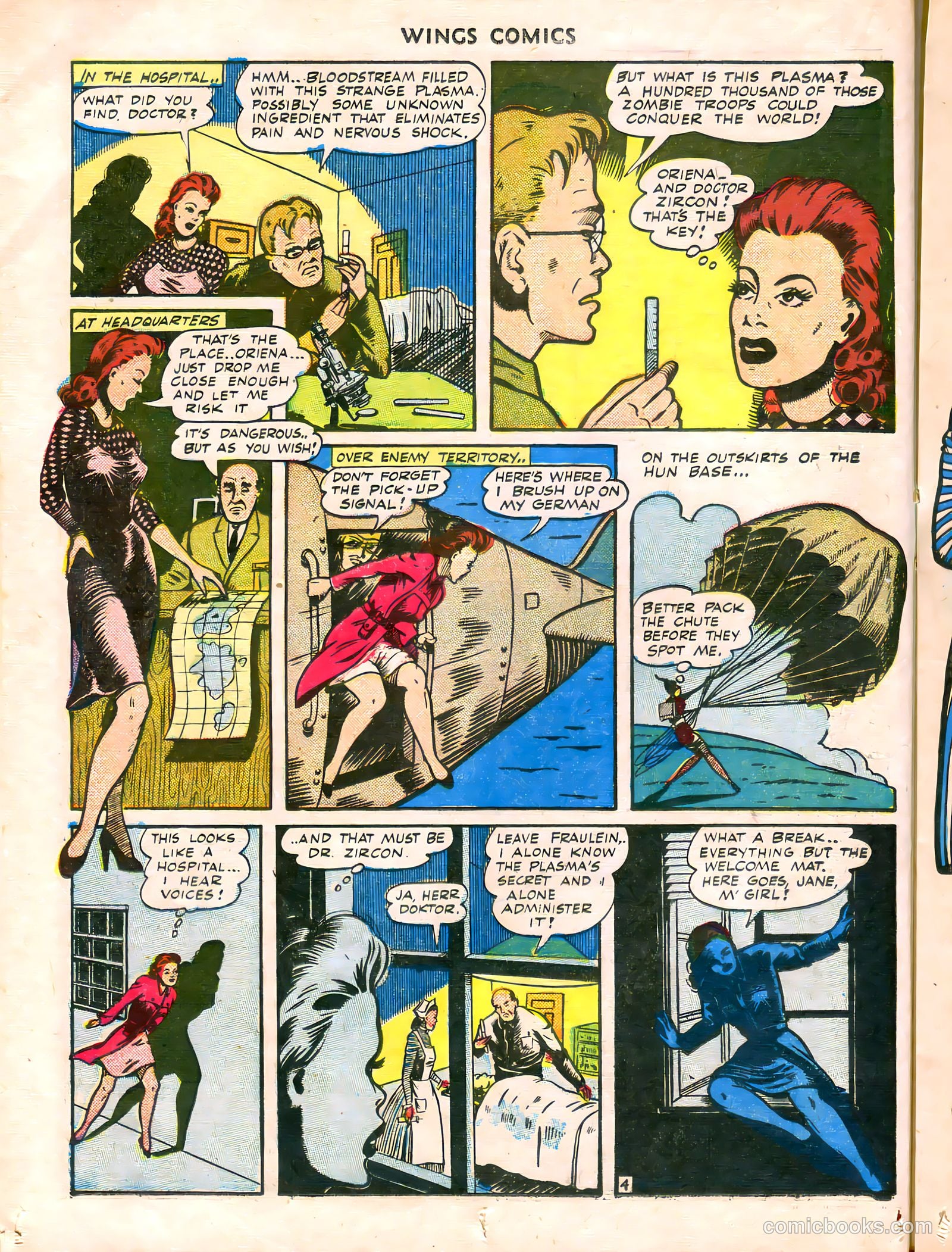 Wings Comics #38 (1943) — page 32 of 60