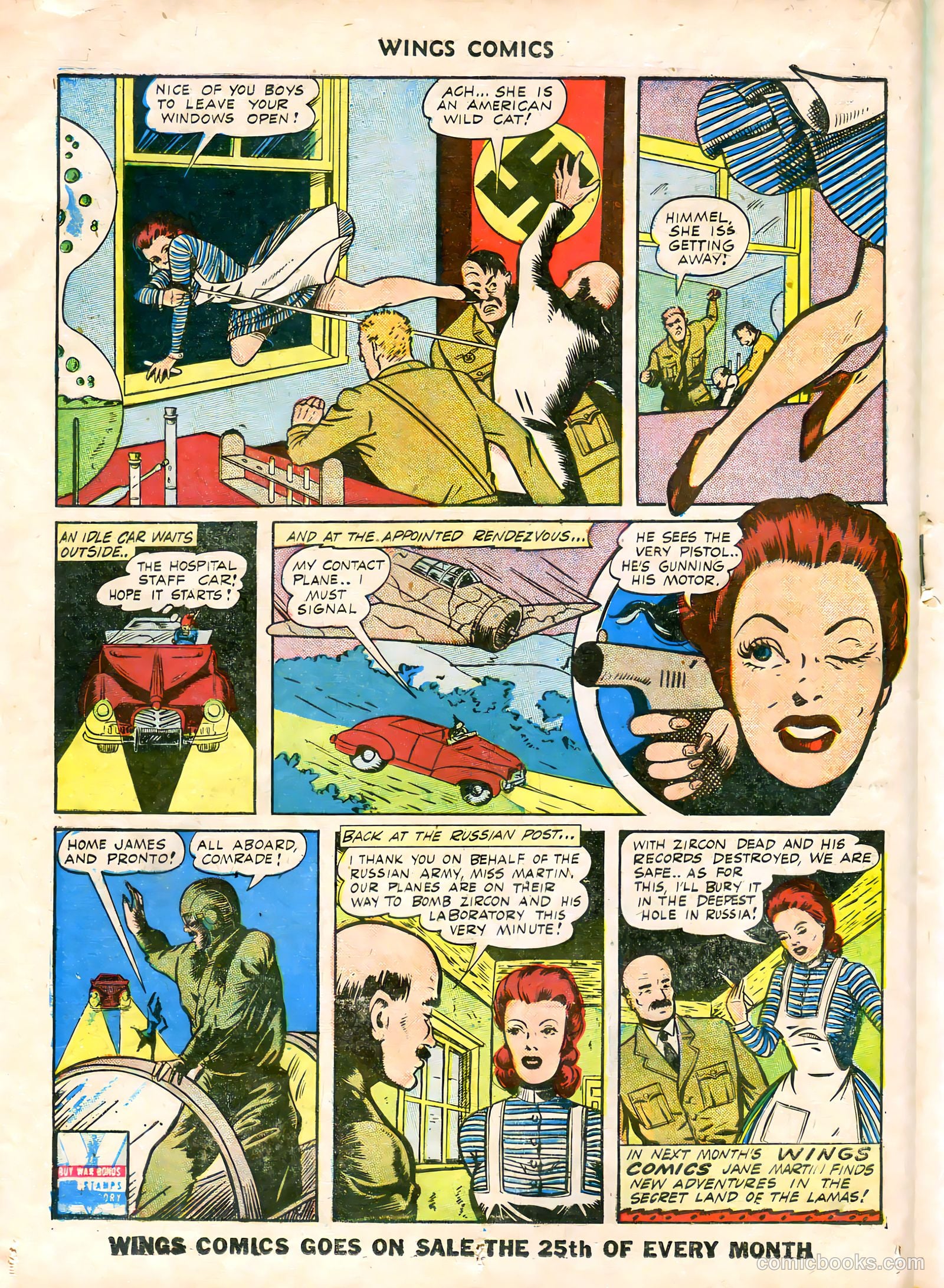 Wings Comics #38 (1943) — page 34 of 60