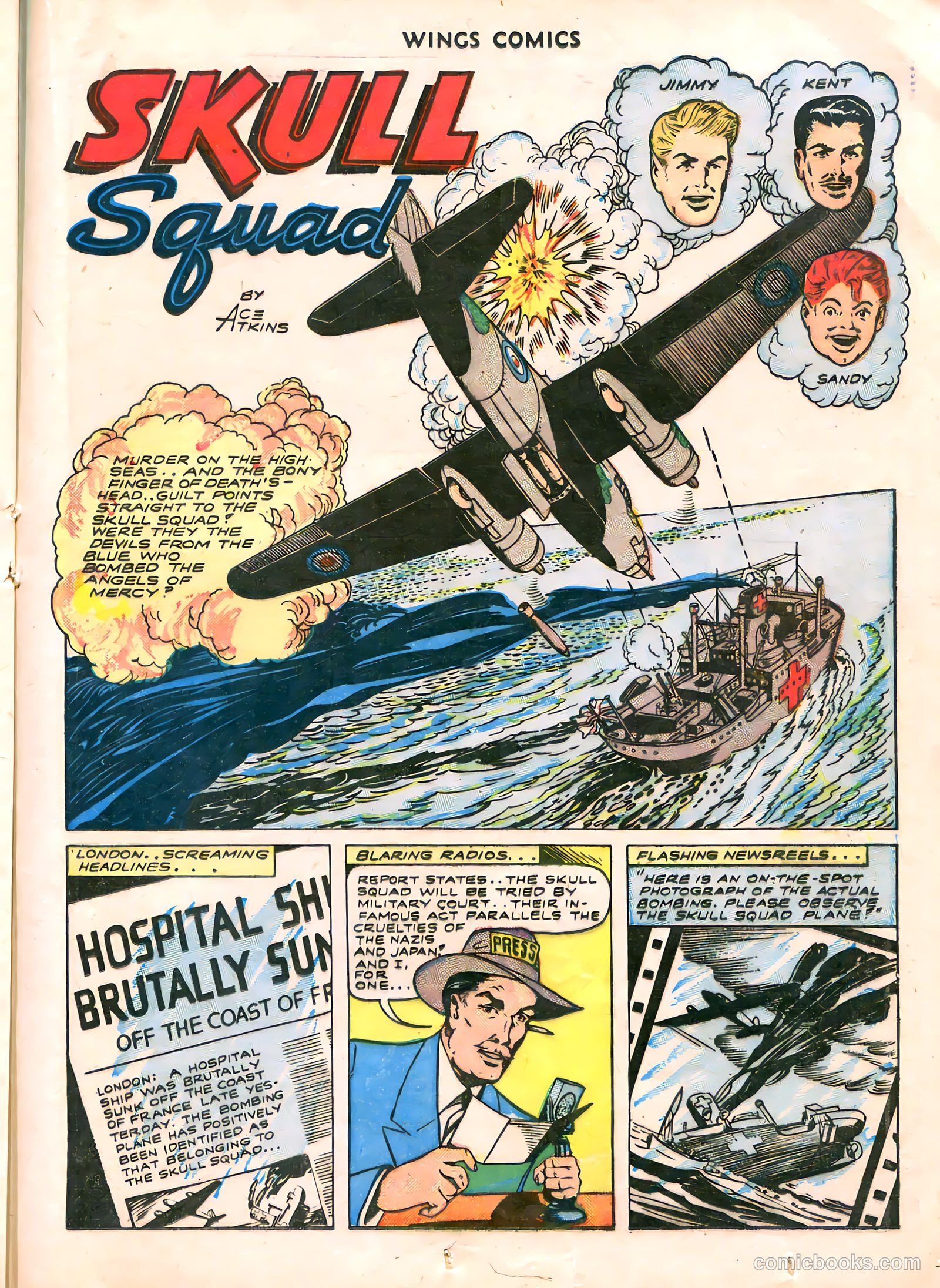 Wings Comics #38 (1943) — page 37 of 60