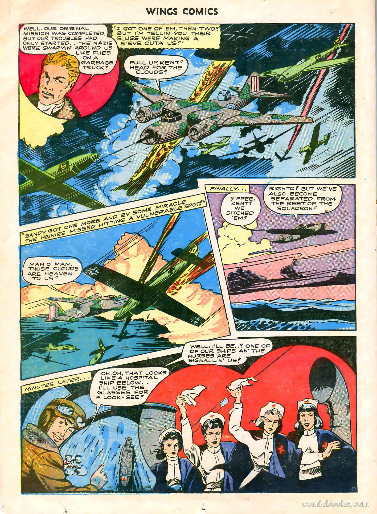 Wings Comics #38 (1943) — page 40 of 60