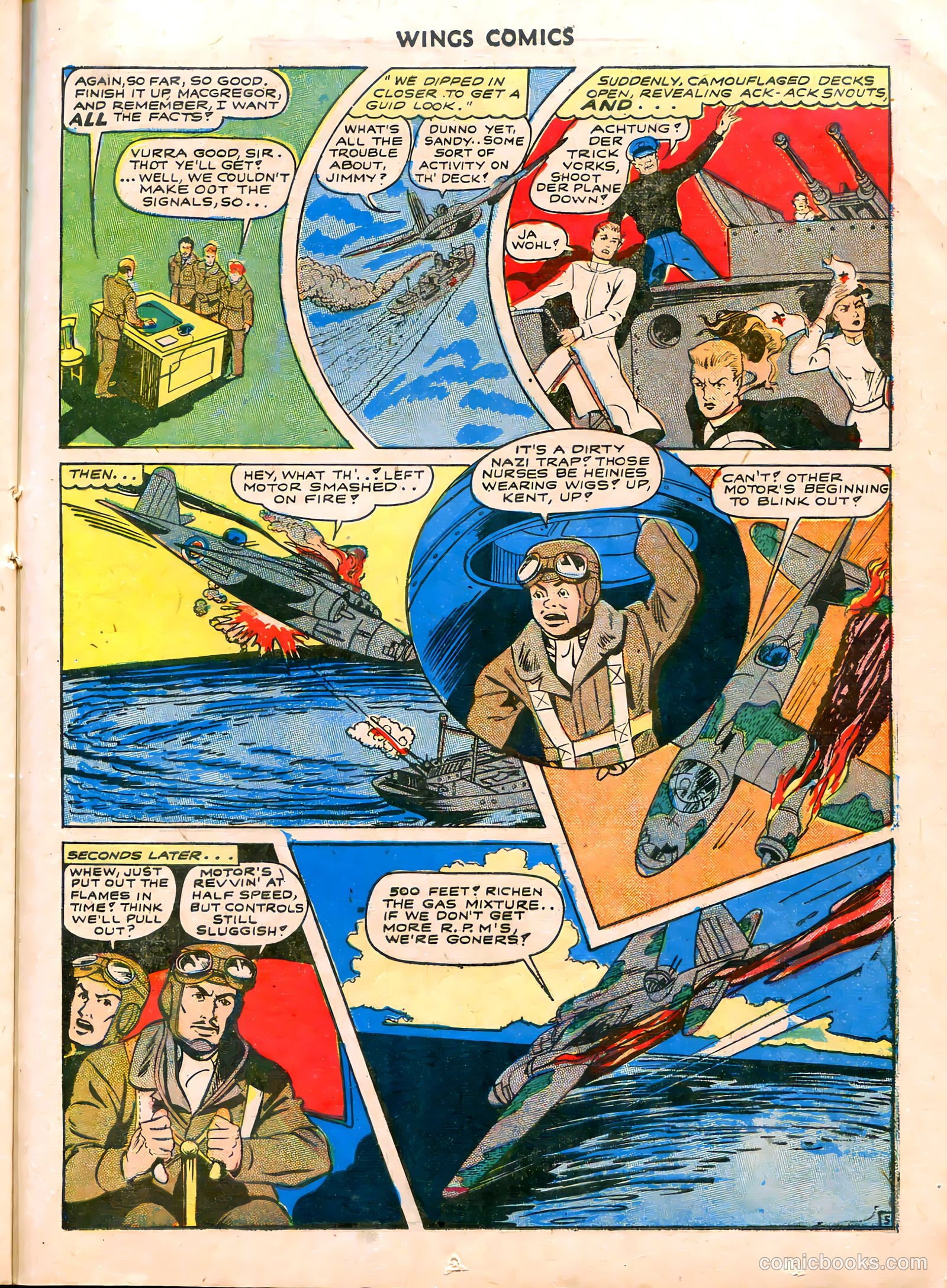 Wings Comics #38 (1943) — page 41 of 60