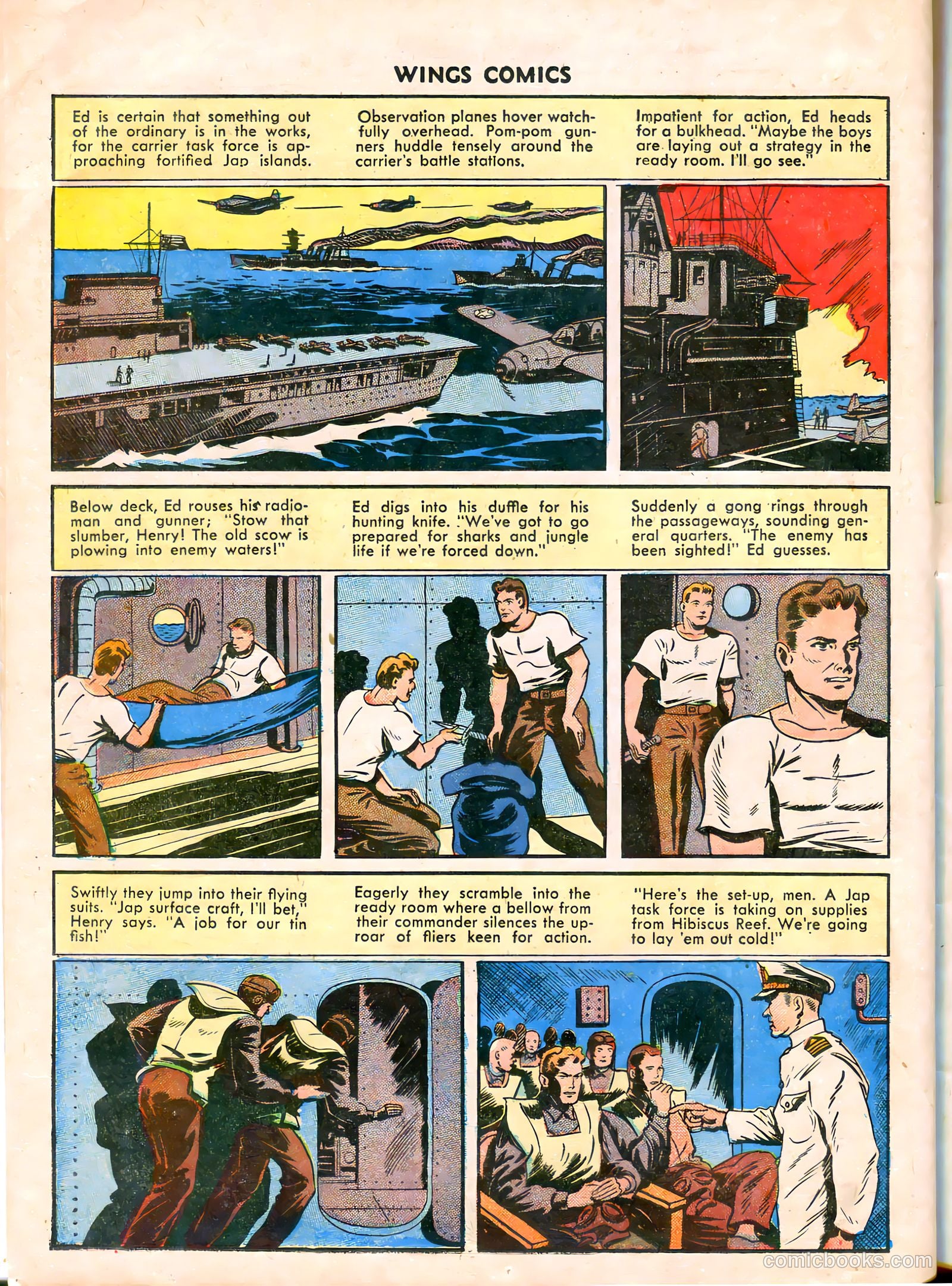 Wings Comics #38 (1943) — page 46 of 60