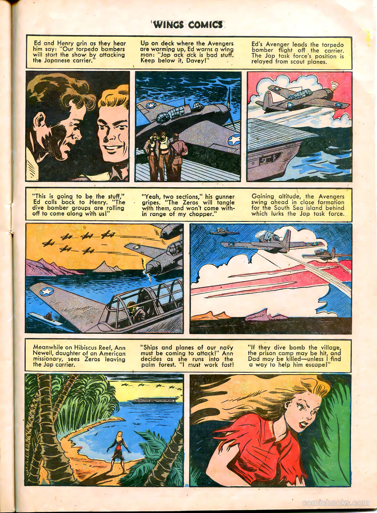 Wings Comics #38 (1943) — page 47 of 60