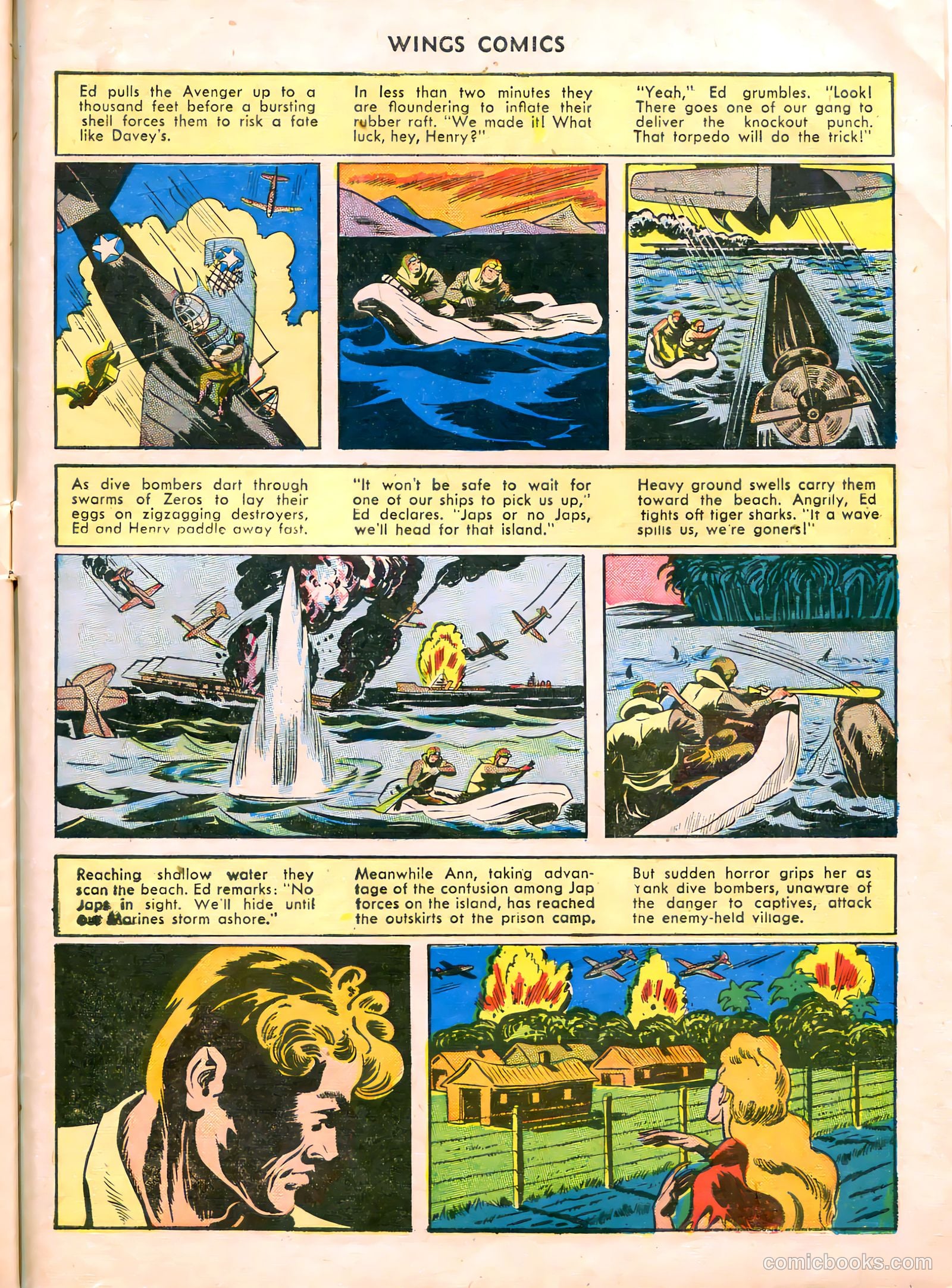 Wings Comics #38 (1943) — page 49 of 60