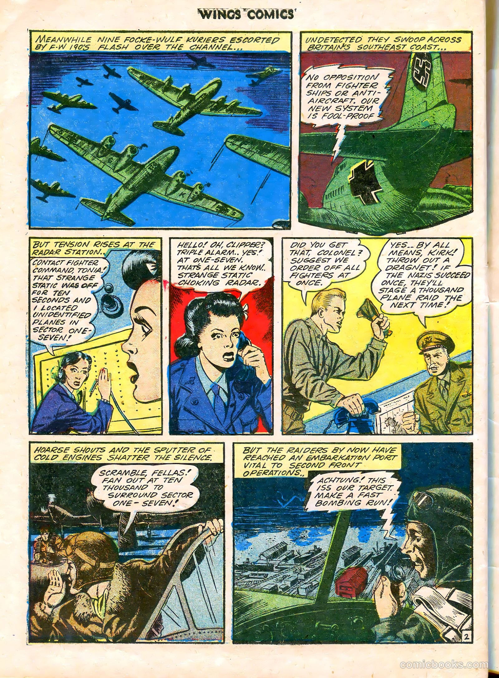 Wings Comics #38 (1943) — page 52 of 60