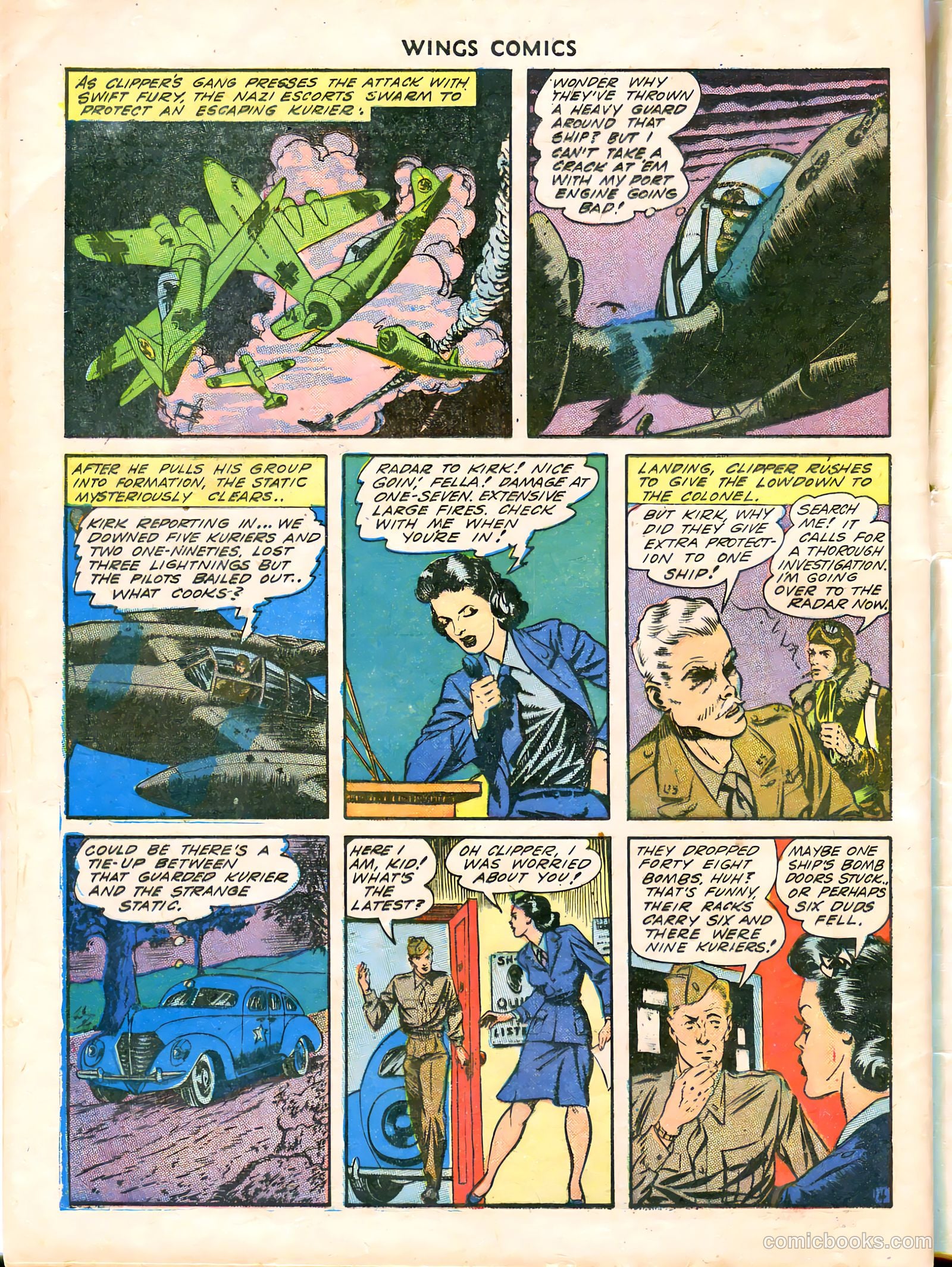 Wings Comics #38 (1943) — page 54 of 60