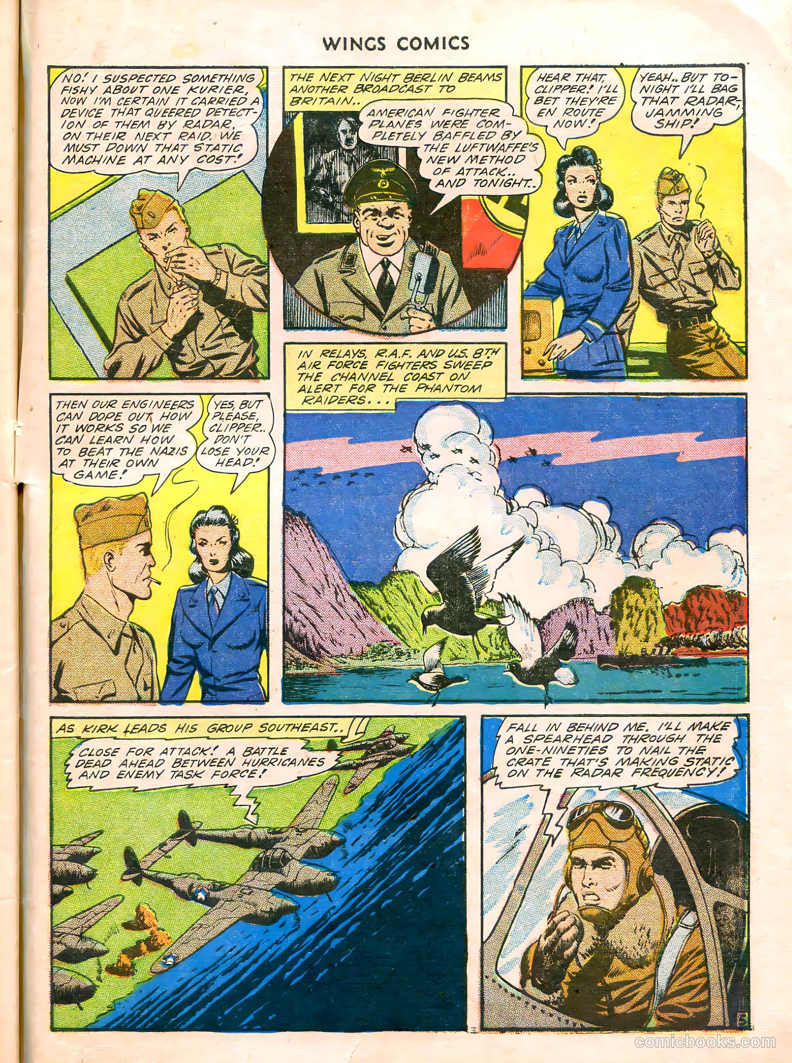 Wings Comics #38 (1943) — page 55 of 60