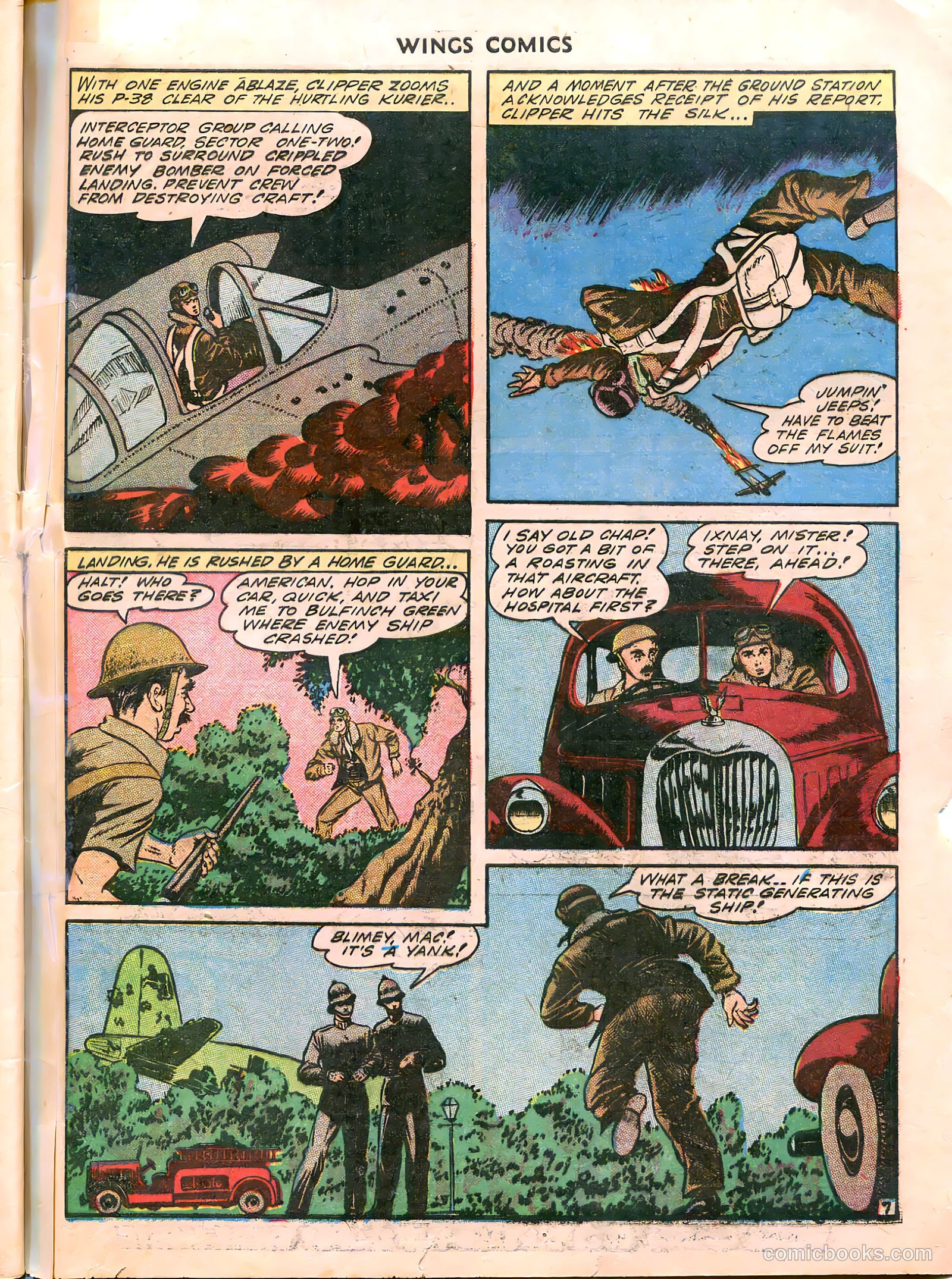 Wings Comics #38 (1943) — page 57 of 60