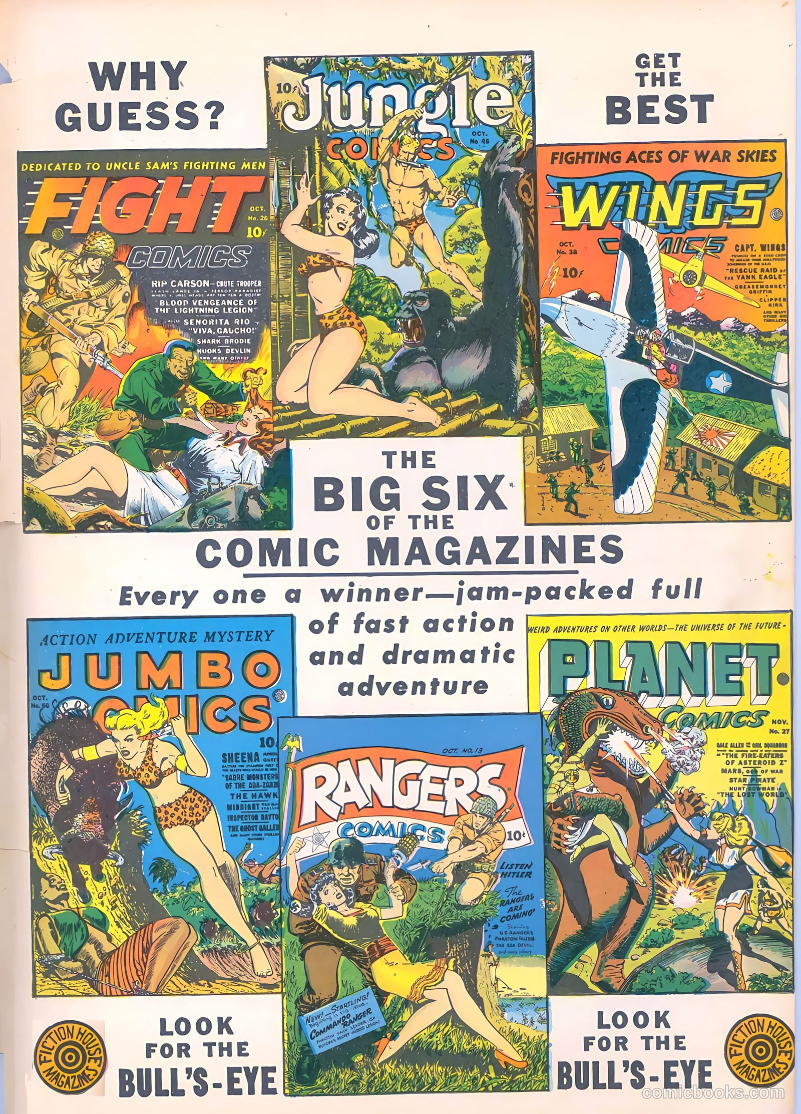 Wings Comics #38 (1943) — page 59 of 60
