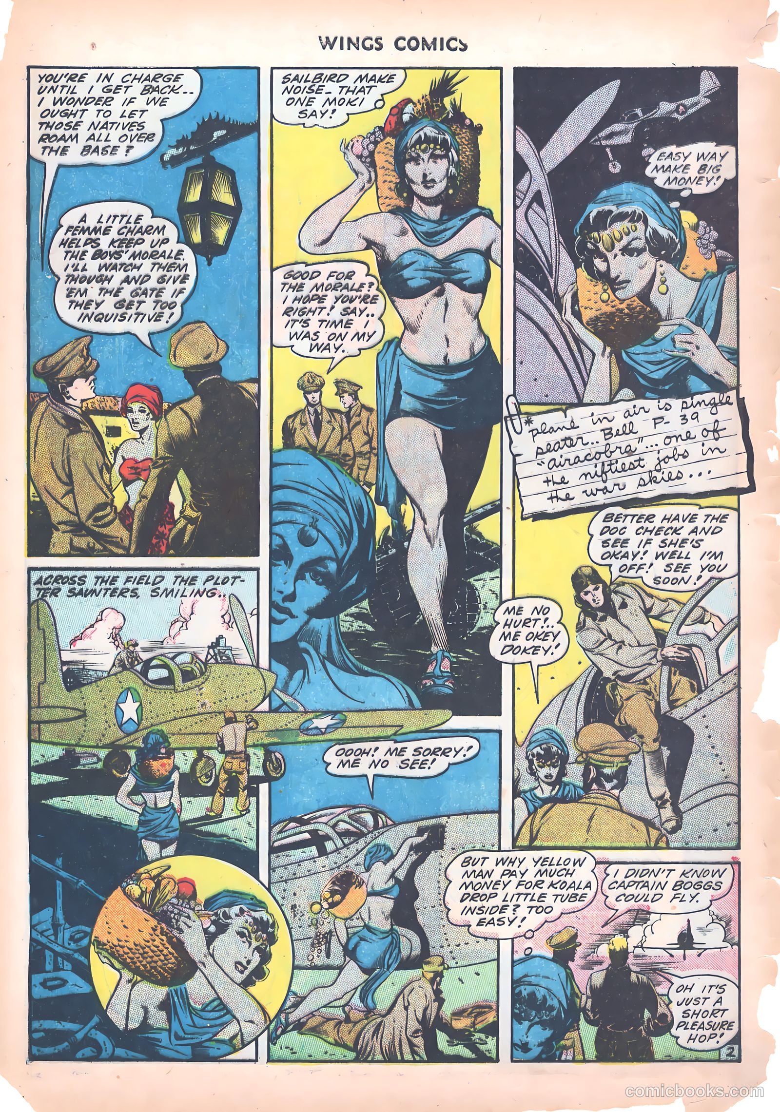 Wings Comics #39 (1943) — page 4 of 60