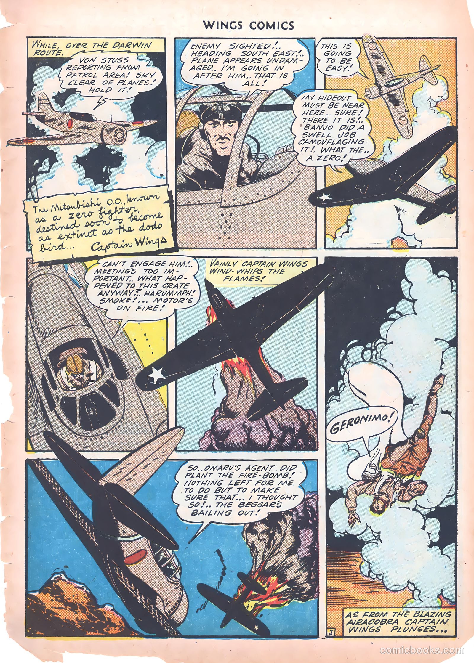 Wings Comics #39 (1943) — page 5 of 60