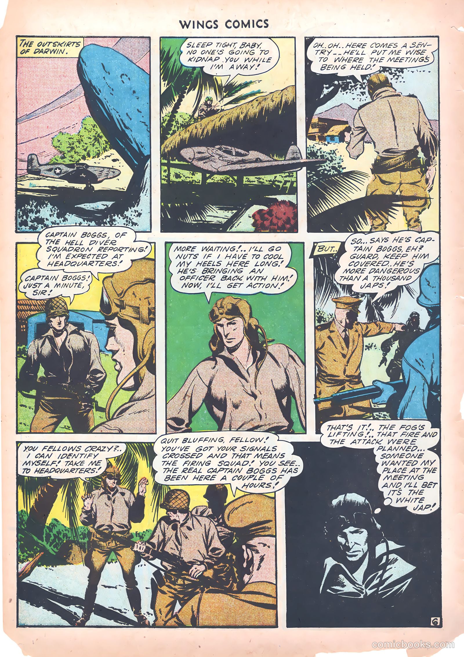 Wings Comics #39 (1943) — page 8 of 60