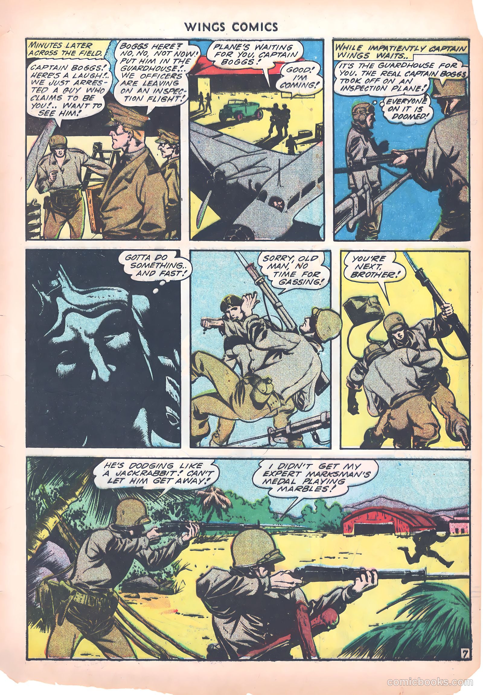 Wings Comics #39 (1943) — page 9 of 60