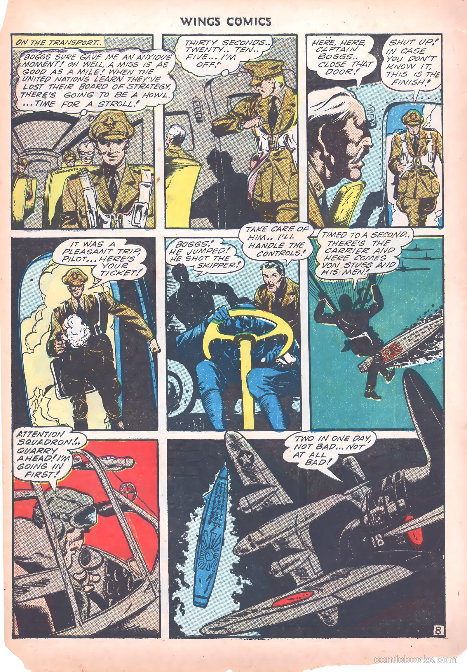 Wings Comics #39 (1943) — page 10 of 60