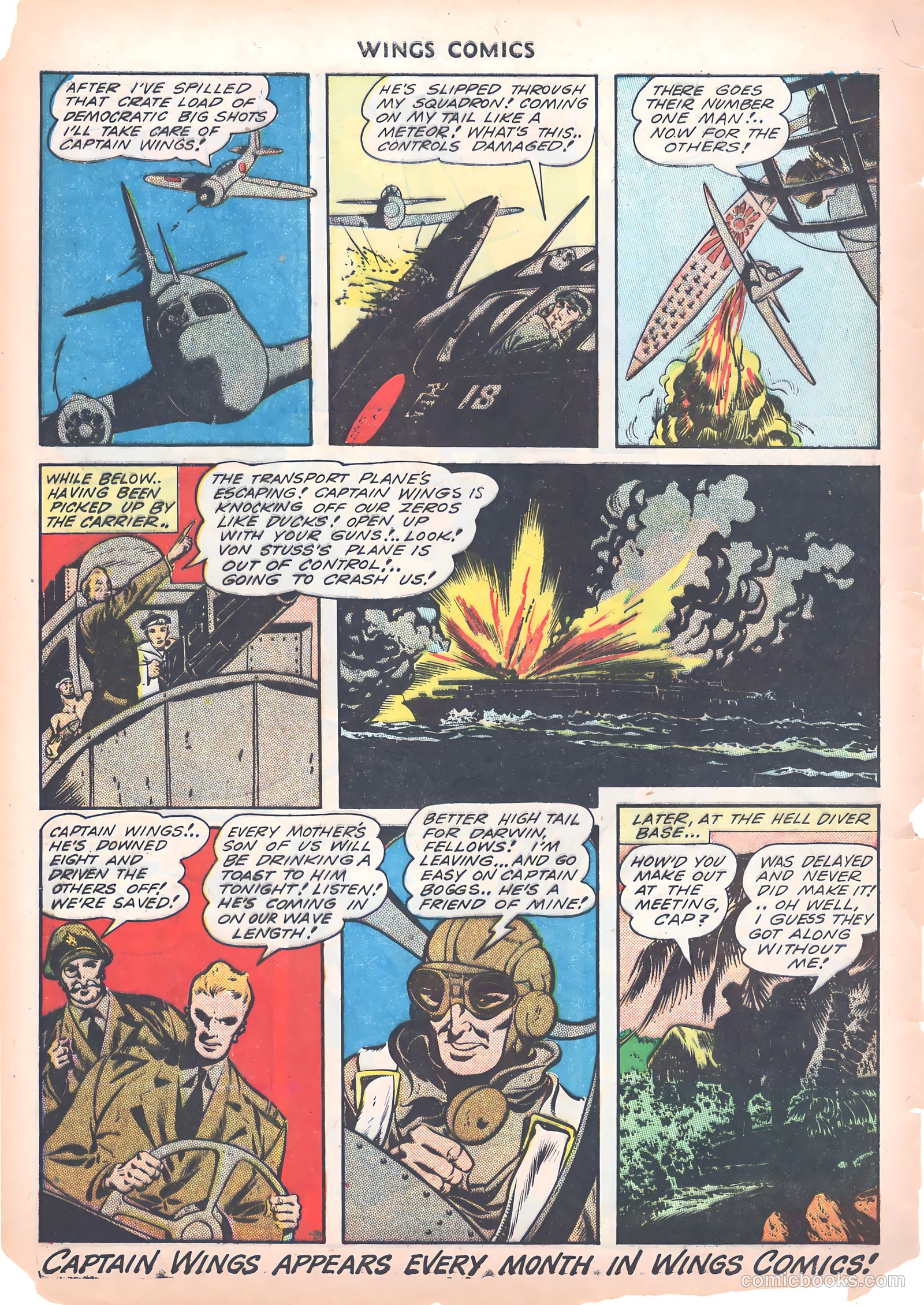 Wings Comics #39 (1943) — page 12 of 60