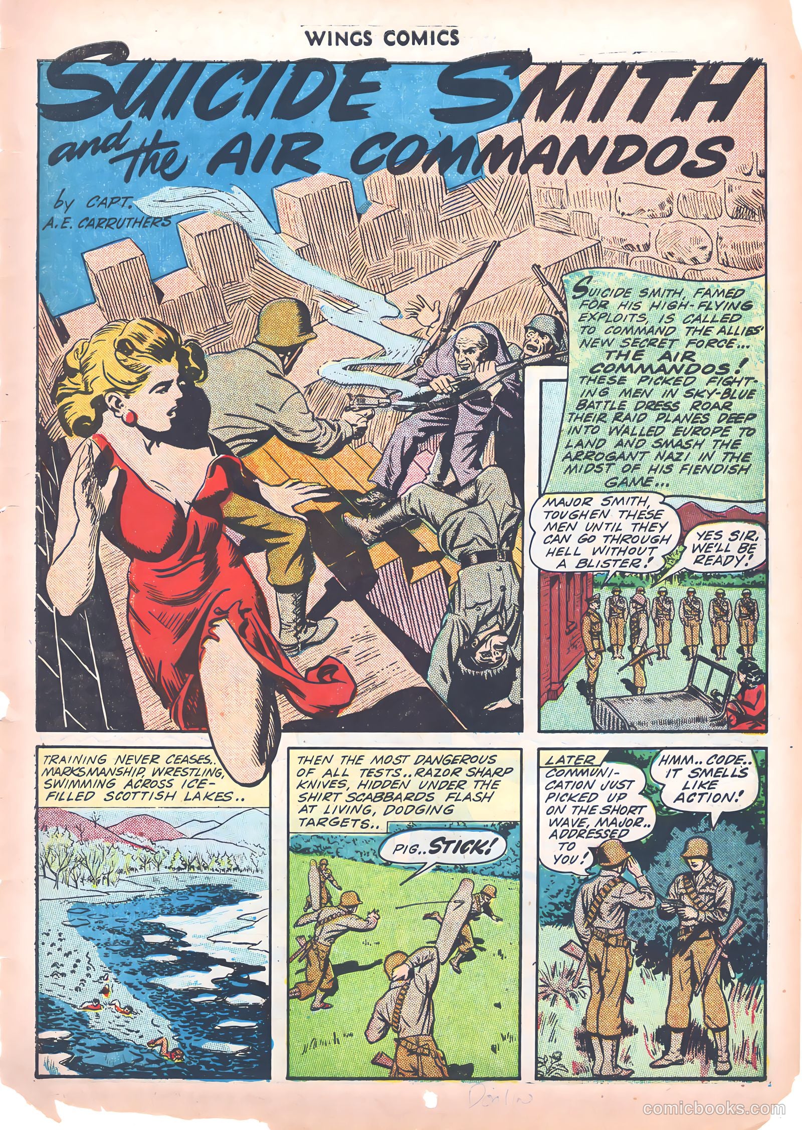 Wings Comics #39 (1943) — page 13 of 60