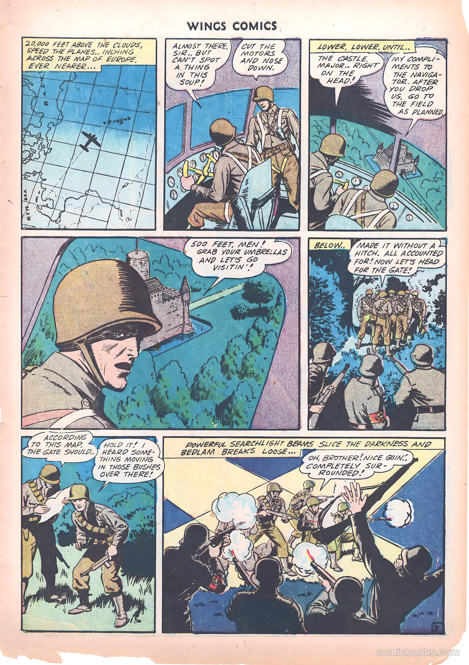 Wings Comics #39 (1943) — page 15 of 60