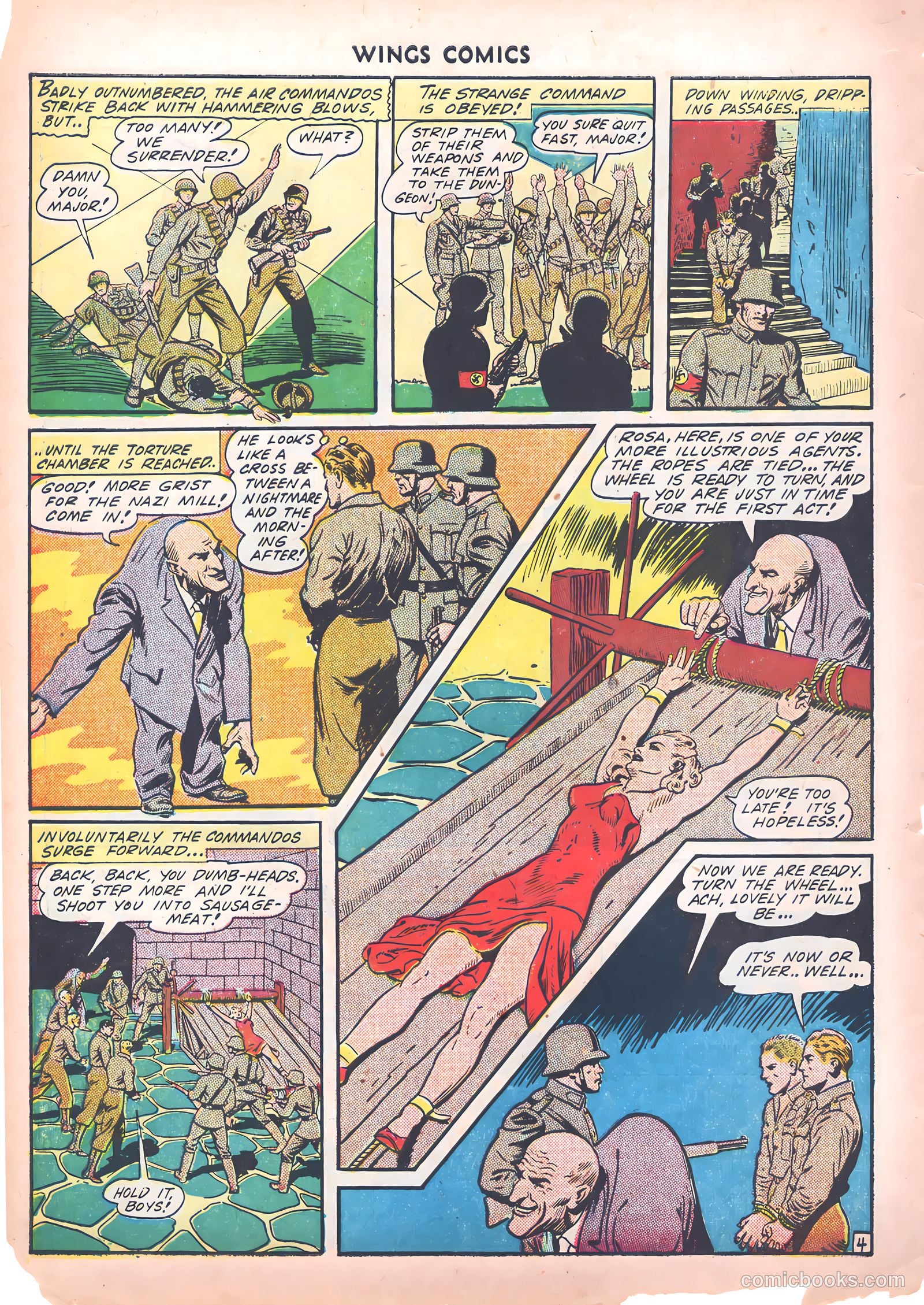 Wings Comics #39 (1943) — page 16 of 60
