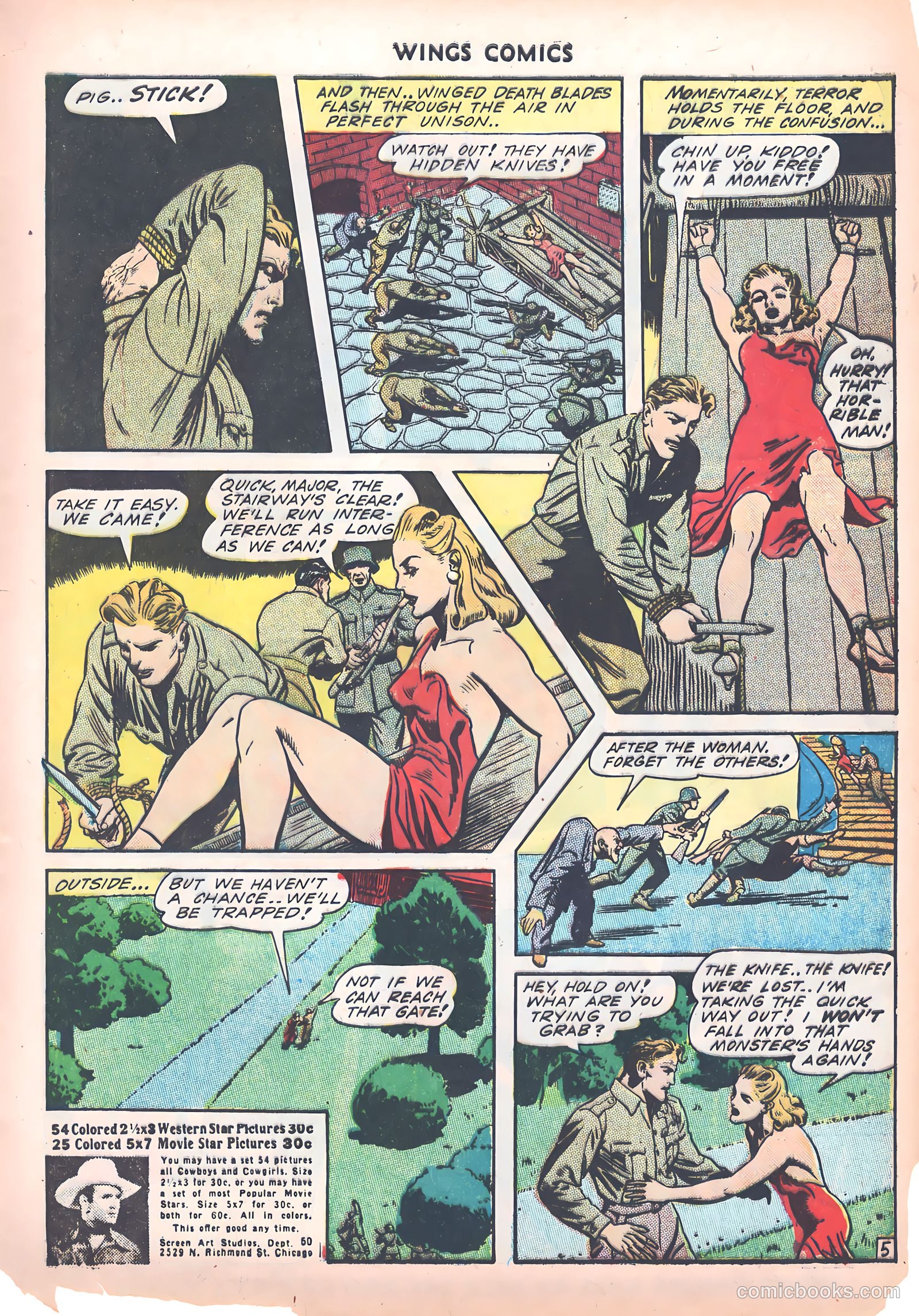 Wings Comics #39 (1943) — page 17 of 60