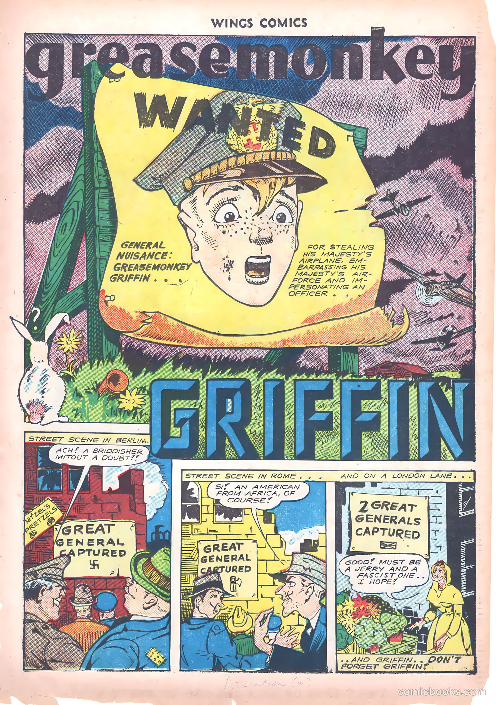 Wings Comics #39 (1943) — page 19 of 60