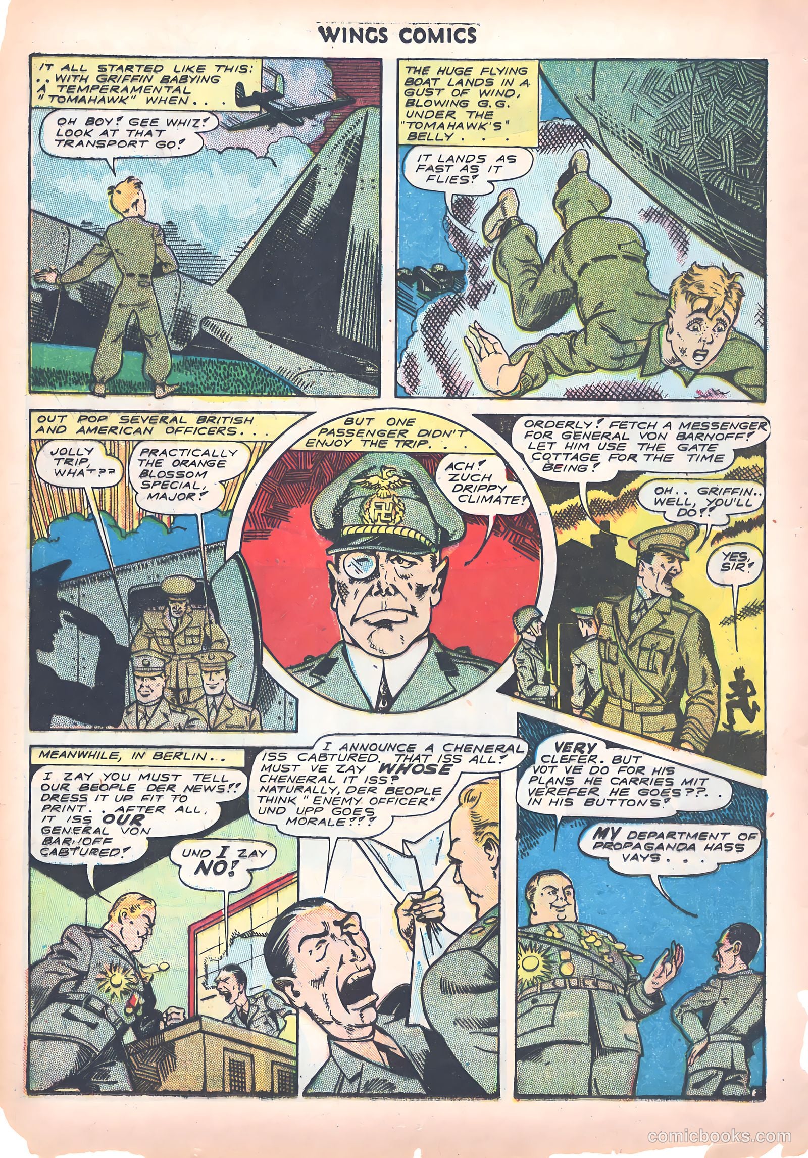 Wings Comics #39 (1943) — page 20 of 60