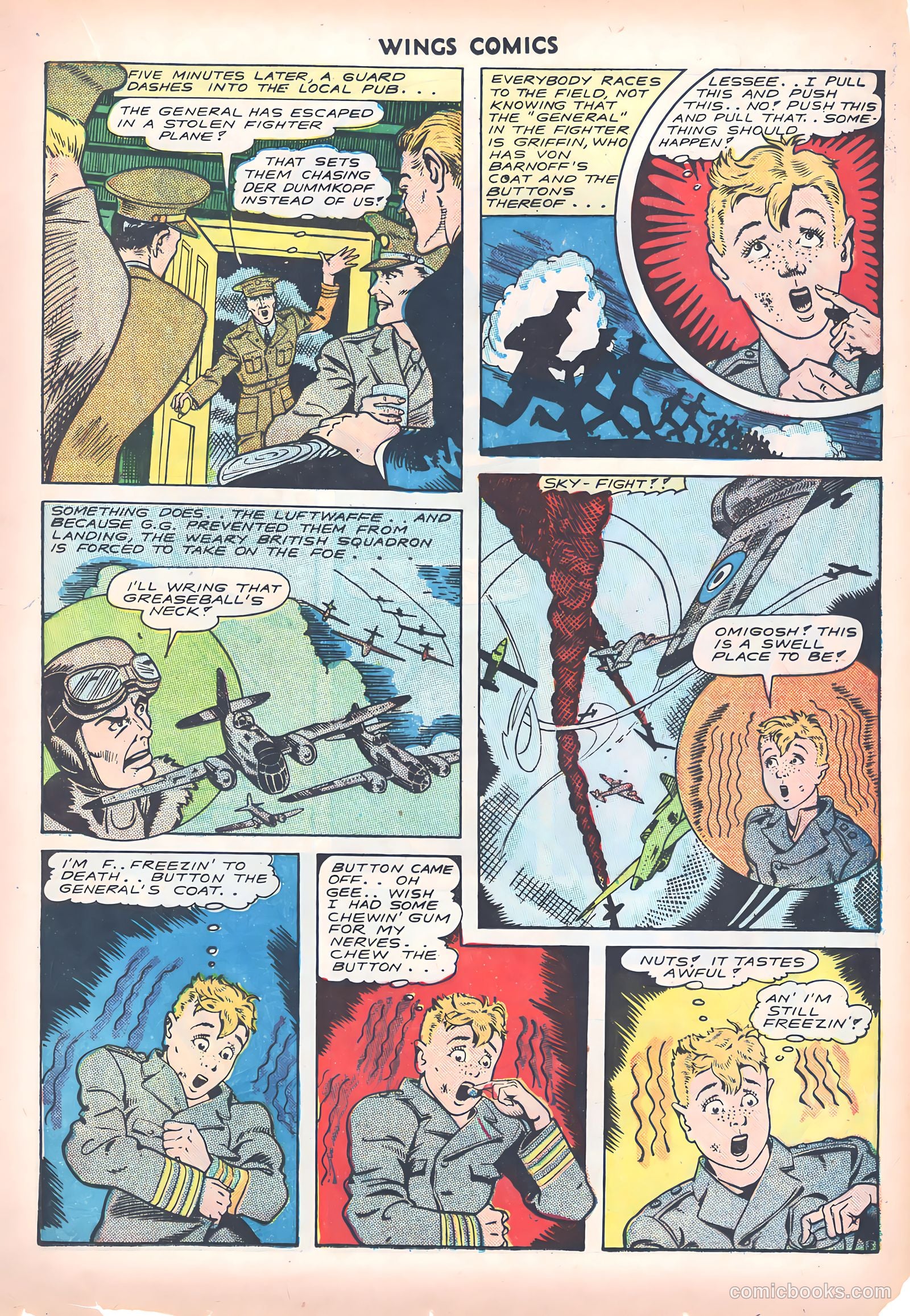 Wings Comics #39 (1943) — page 23 of 60