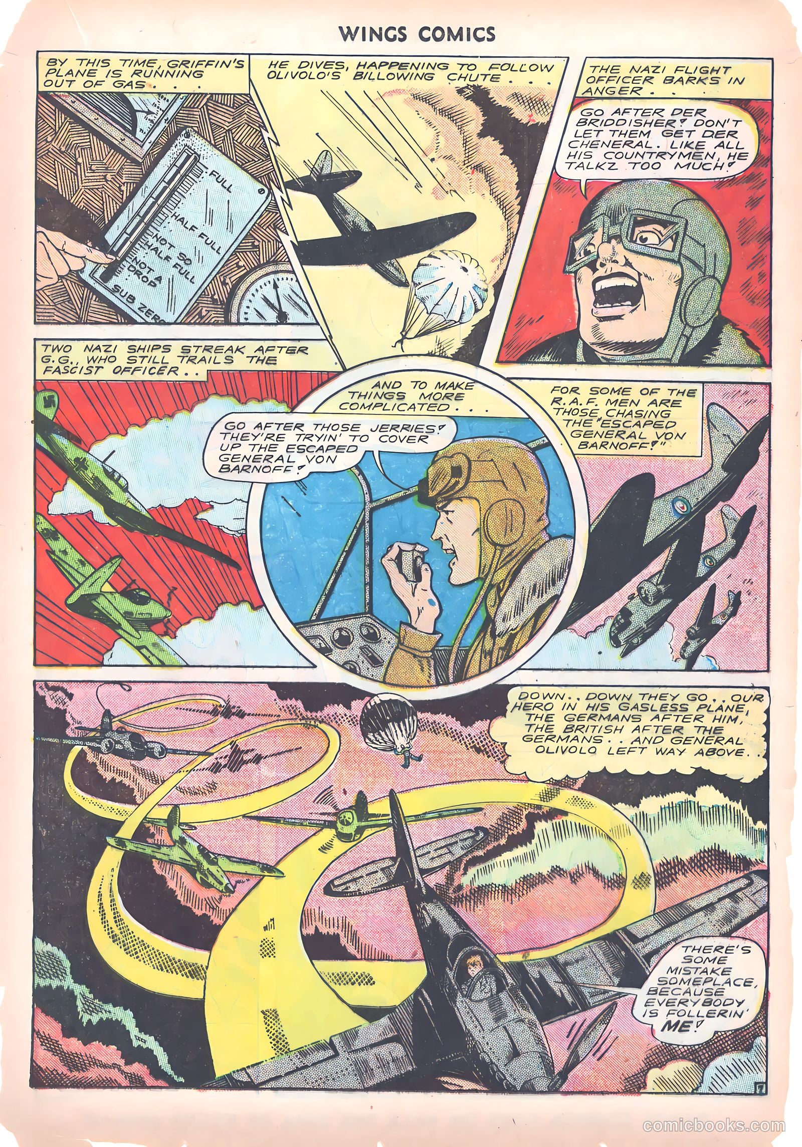 Wings Comics #39 (1943) — page 25 of 60