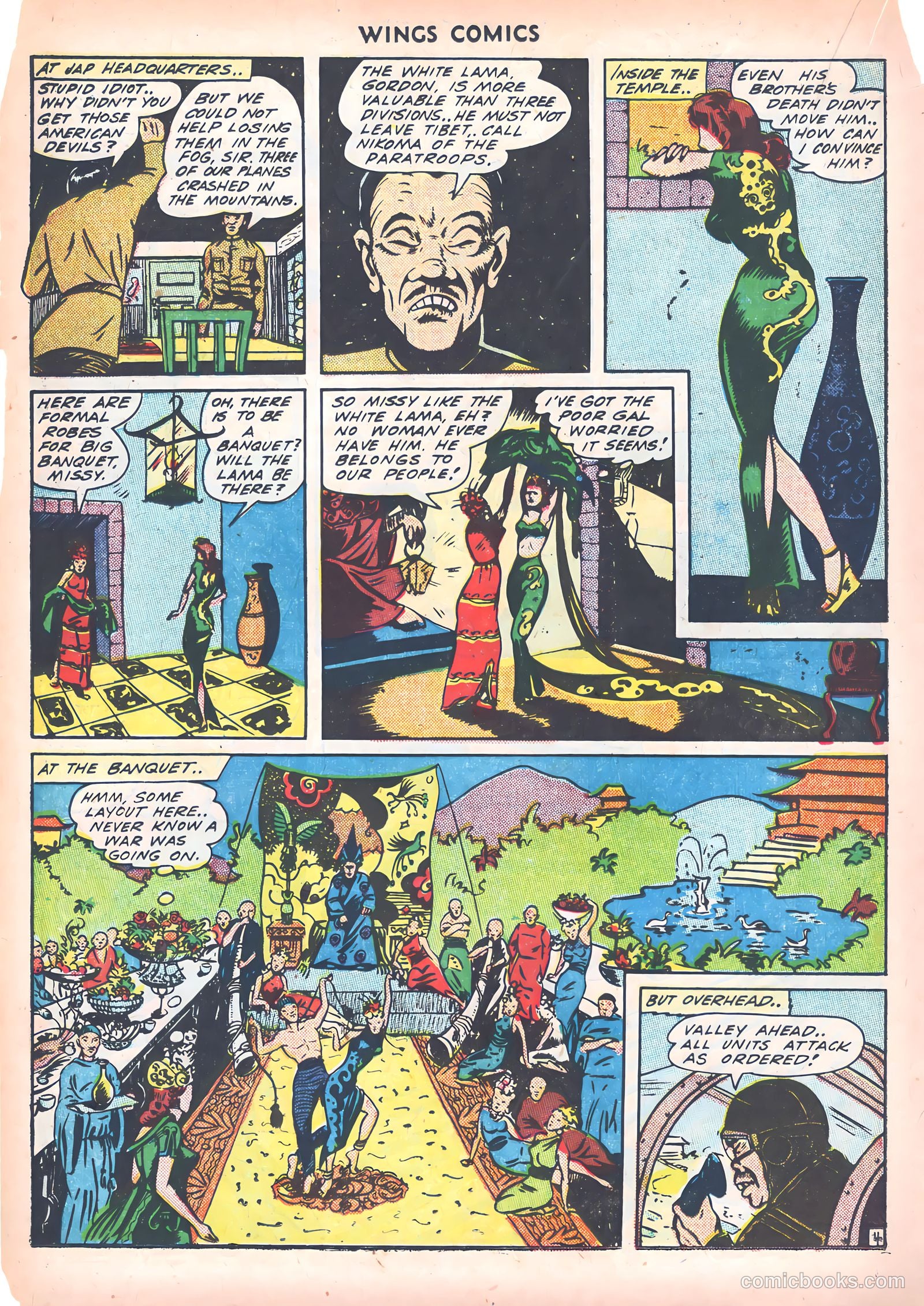Wings Comics #39 (1943) — page 32 of 60