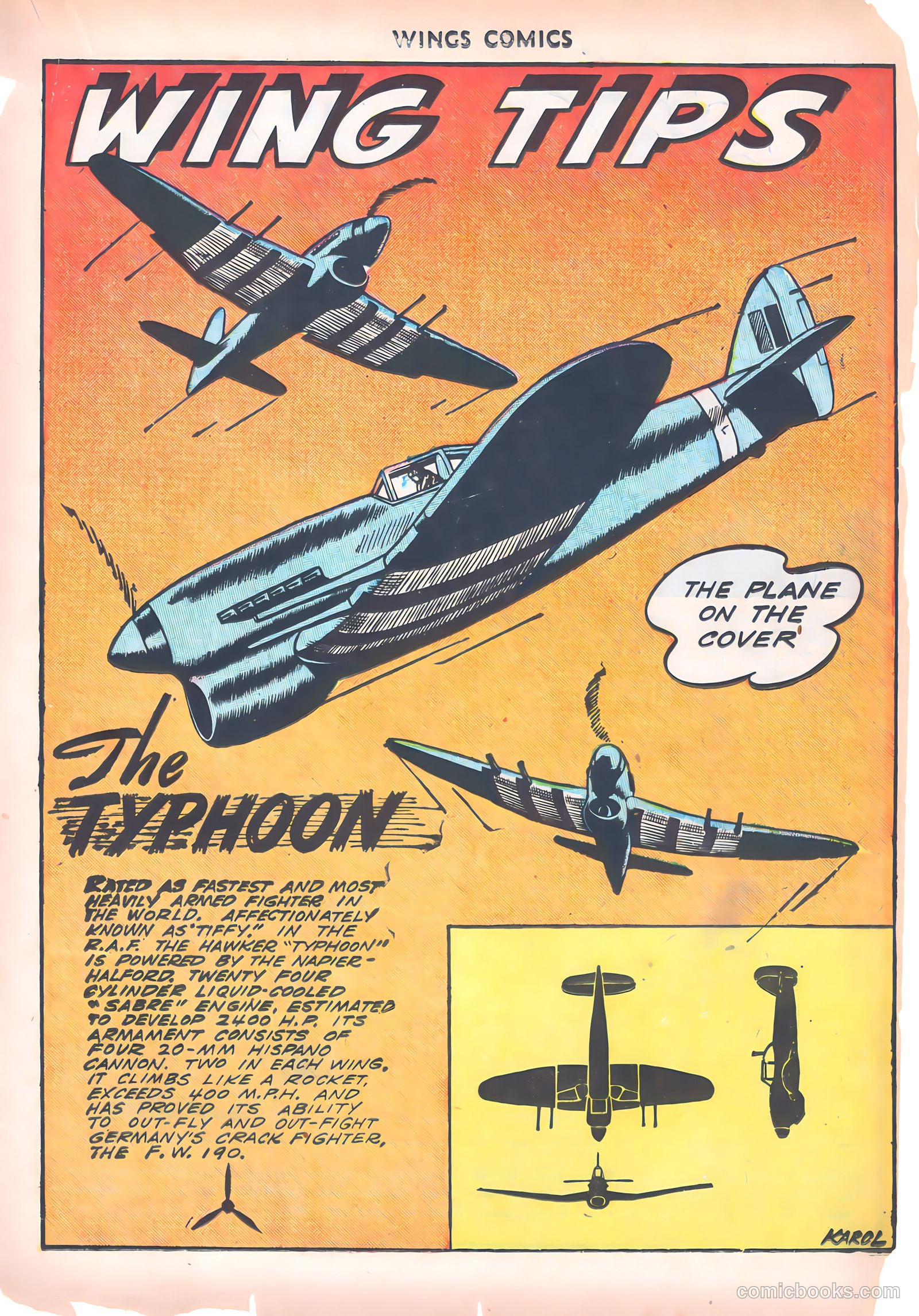 Wings Comics #39 (1943) — page 35 of 60