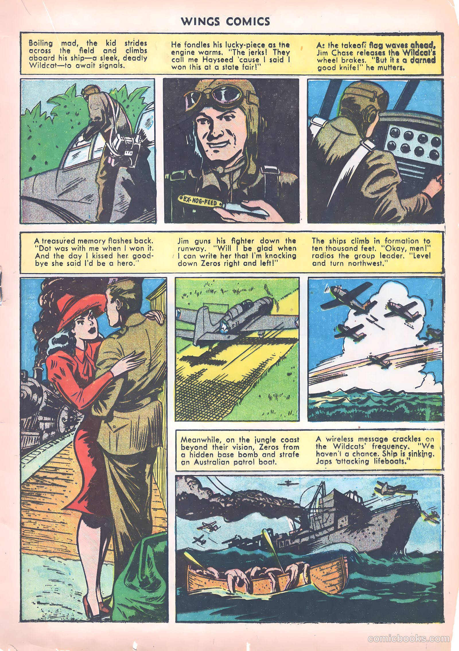Wings Comics #39 (1943) — page 39 of 60