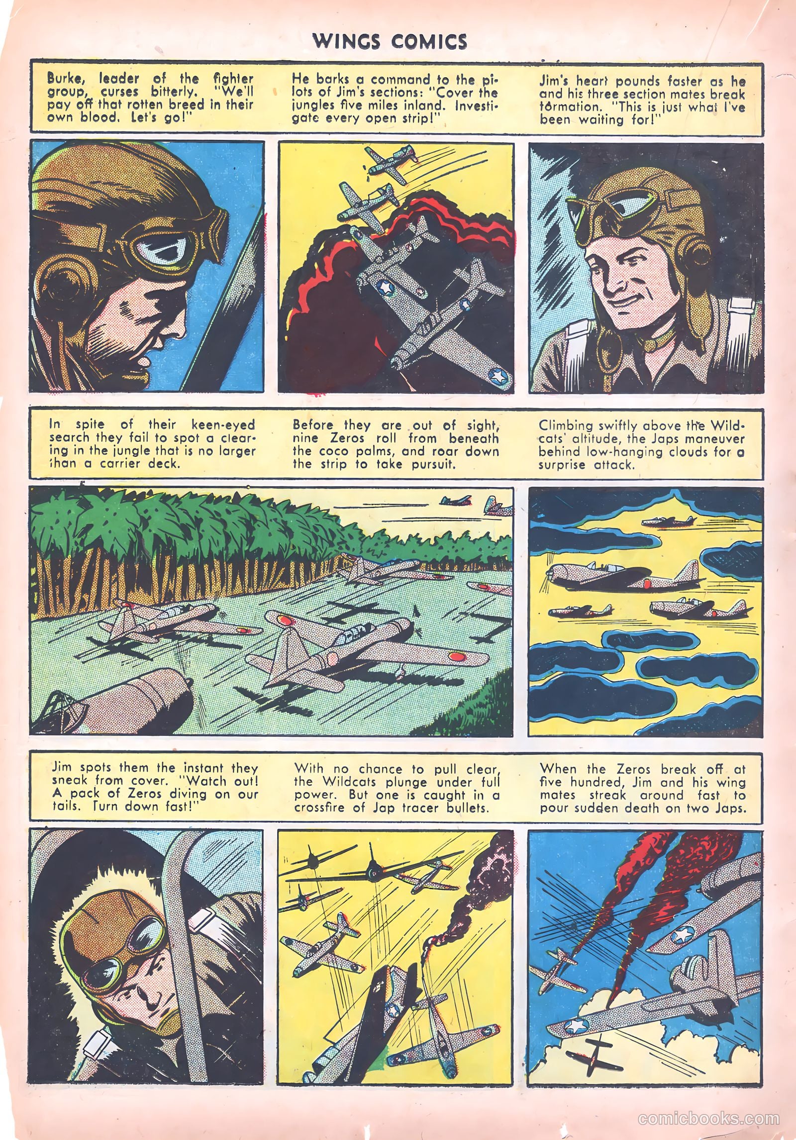 Wings Comics #39 (1943) — page 40 of 60