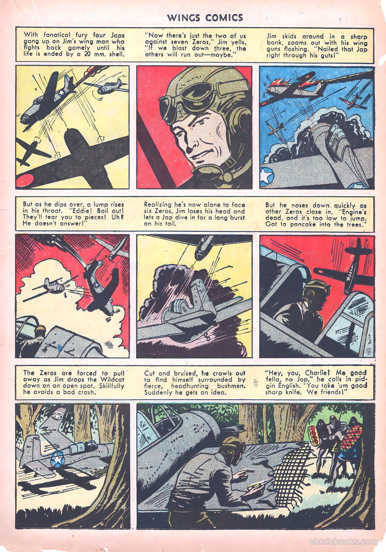 Wings Comics #39 (1943) — page 41 of 60
