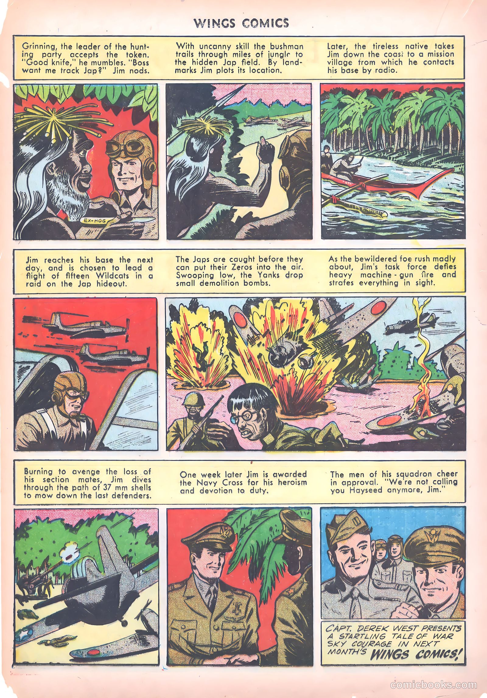 Wings Comics #39 (1943) — page 42 of 60