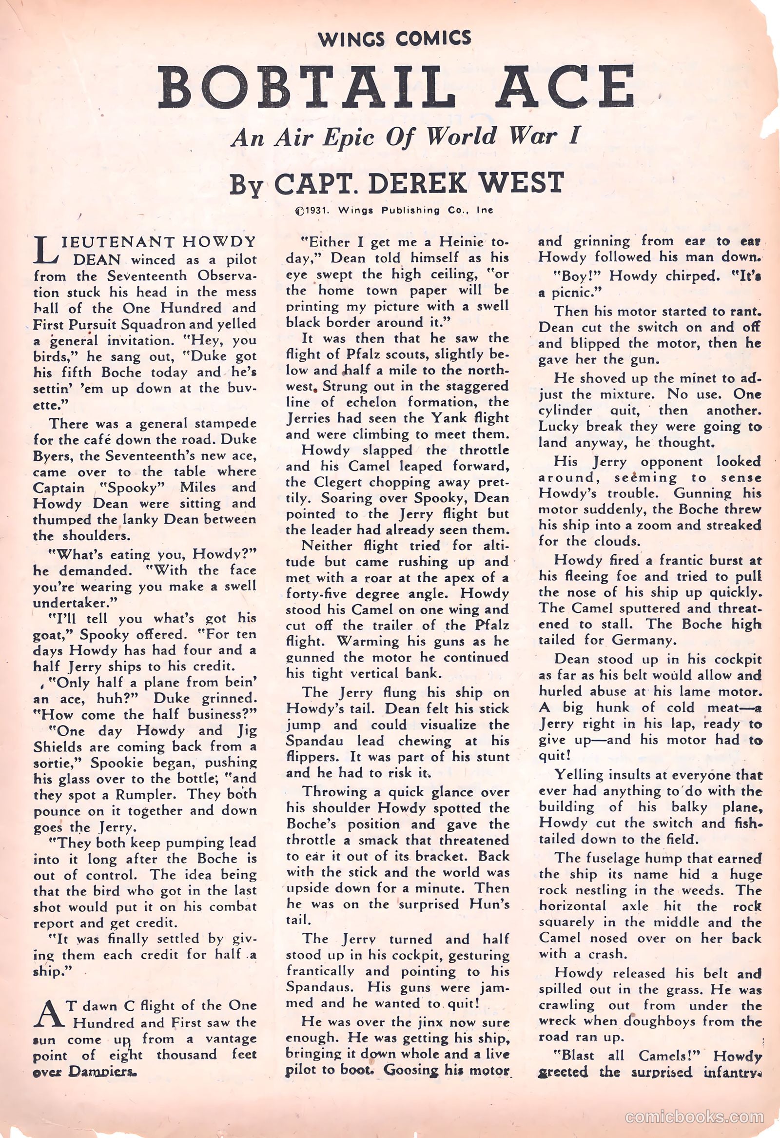 Wings Comics #39 (1943) — page 43 of 60